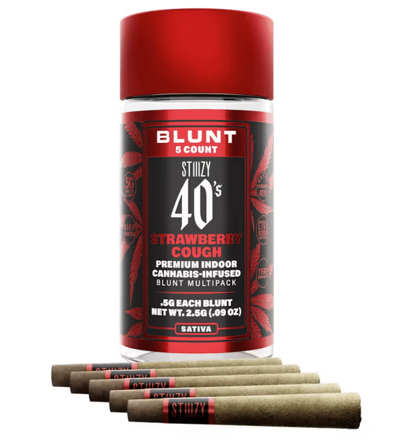 40's Strawberry Cough Infused Blunts 5pk