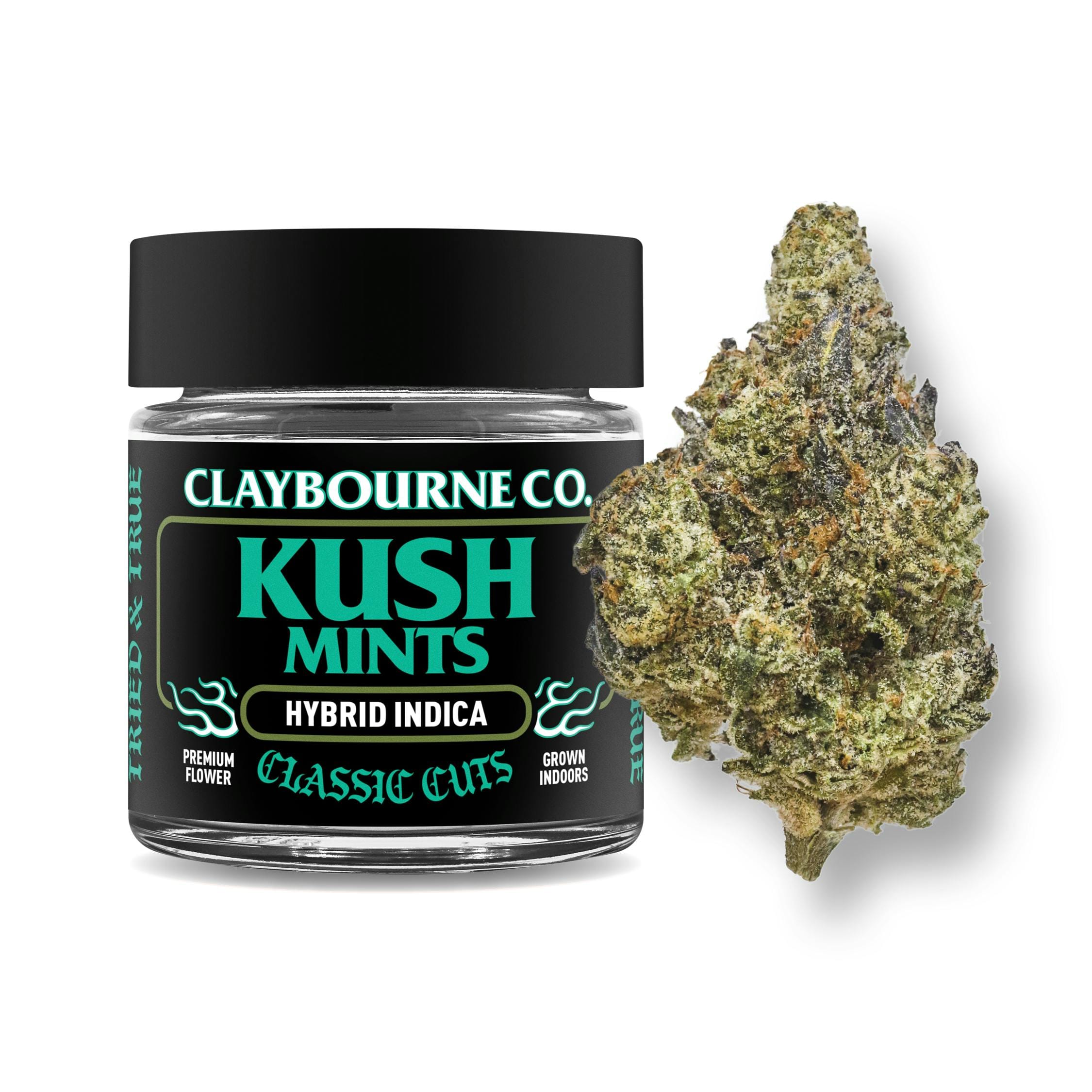 Kush Mints (I) 31.40% 3.5G Classic Cuts - Claybourne Co. - Kush Mints (H/I) - $36 - Flower