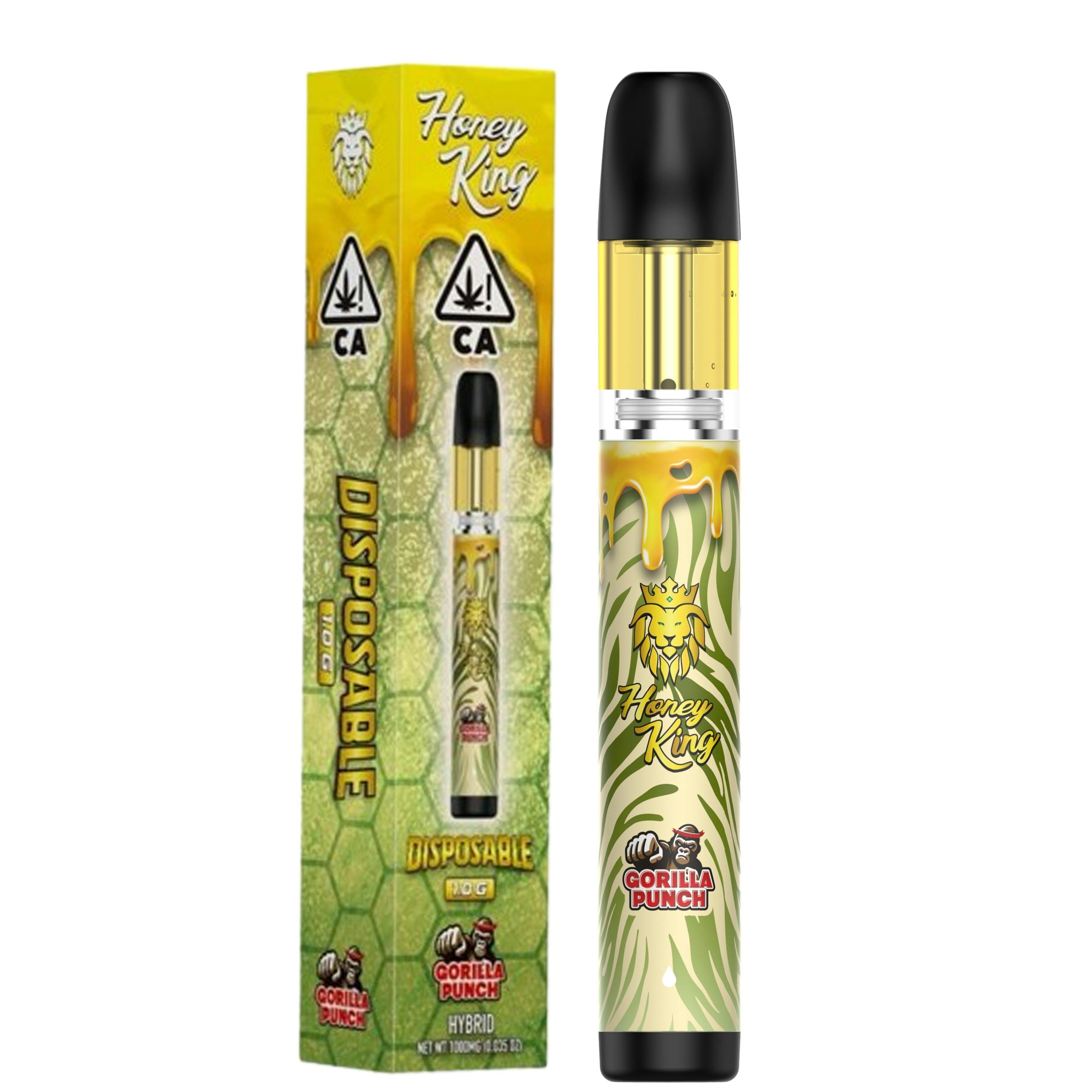 GORILLA PUNCH 1G DISP - HONEY KING -  - $18 - Vape Cartridge