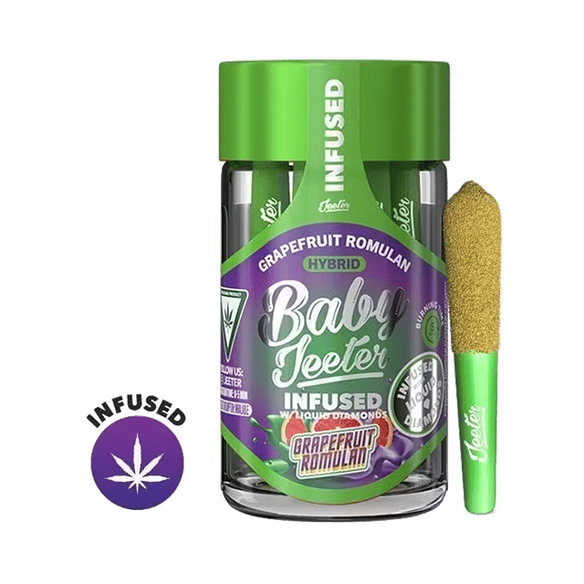 Grapefruit Romulan - Baby Jeeter - Infused Pre-Rolls