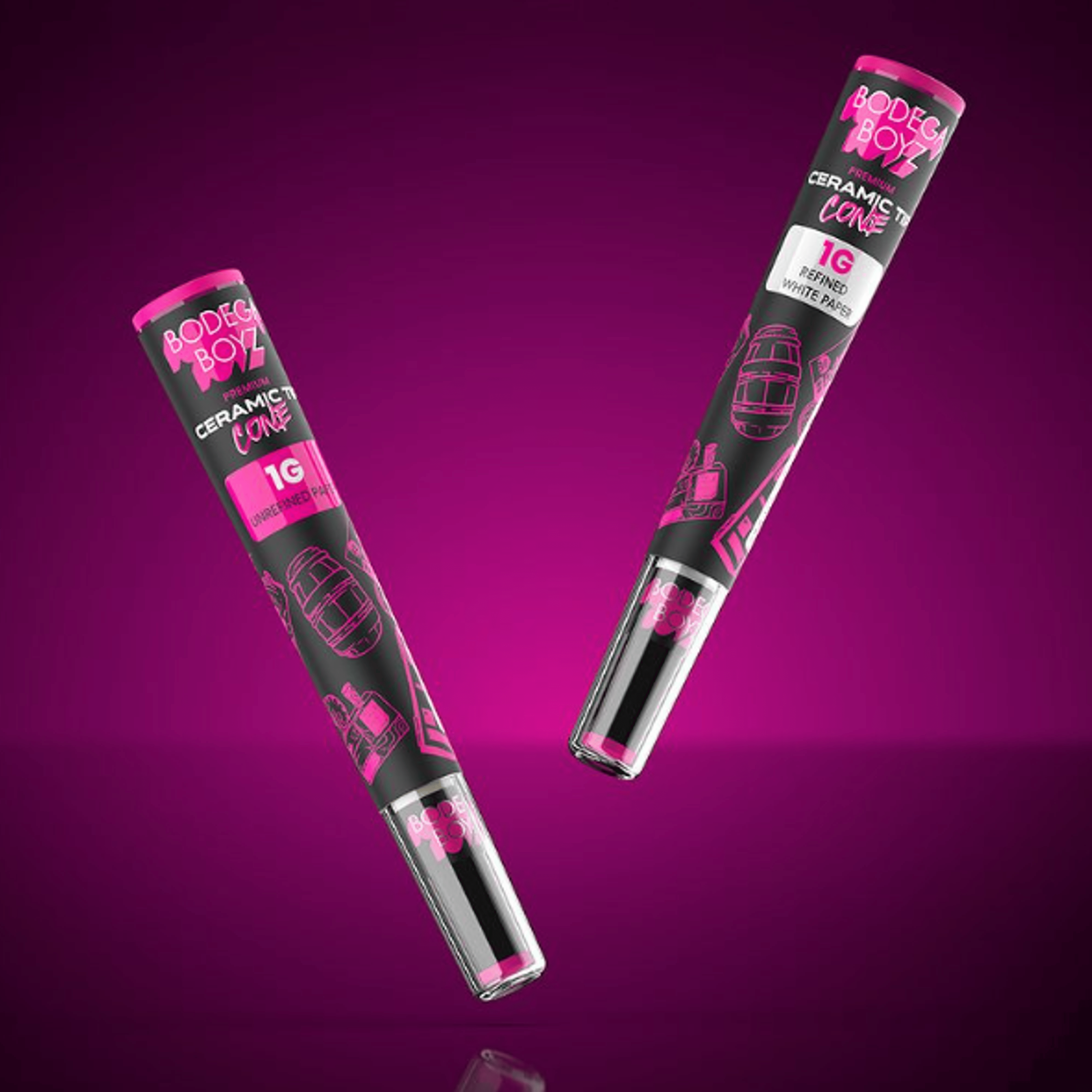 Bodega Boyz: 1g Ceramic Tip Cone (King Size) - 1ct. - Bodega Boyz - - $2 - Paraphernalia