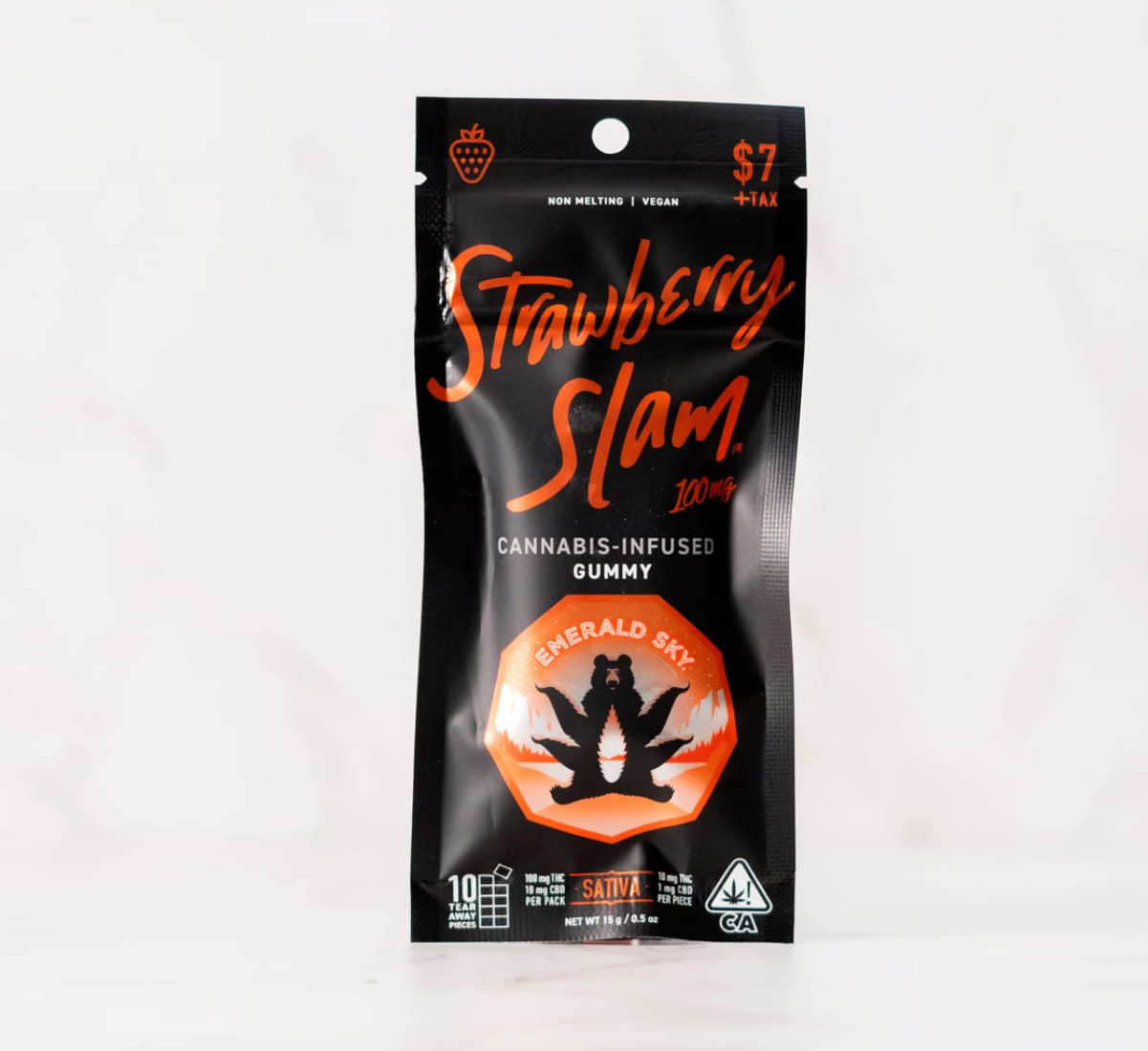 100mg 1pc STRAWBERRY SLAM - Emerald Sky -  - $8.05 - Edibles