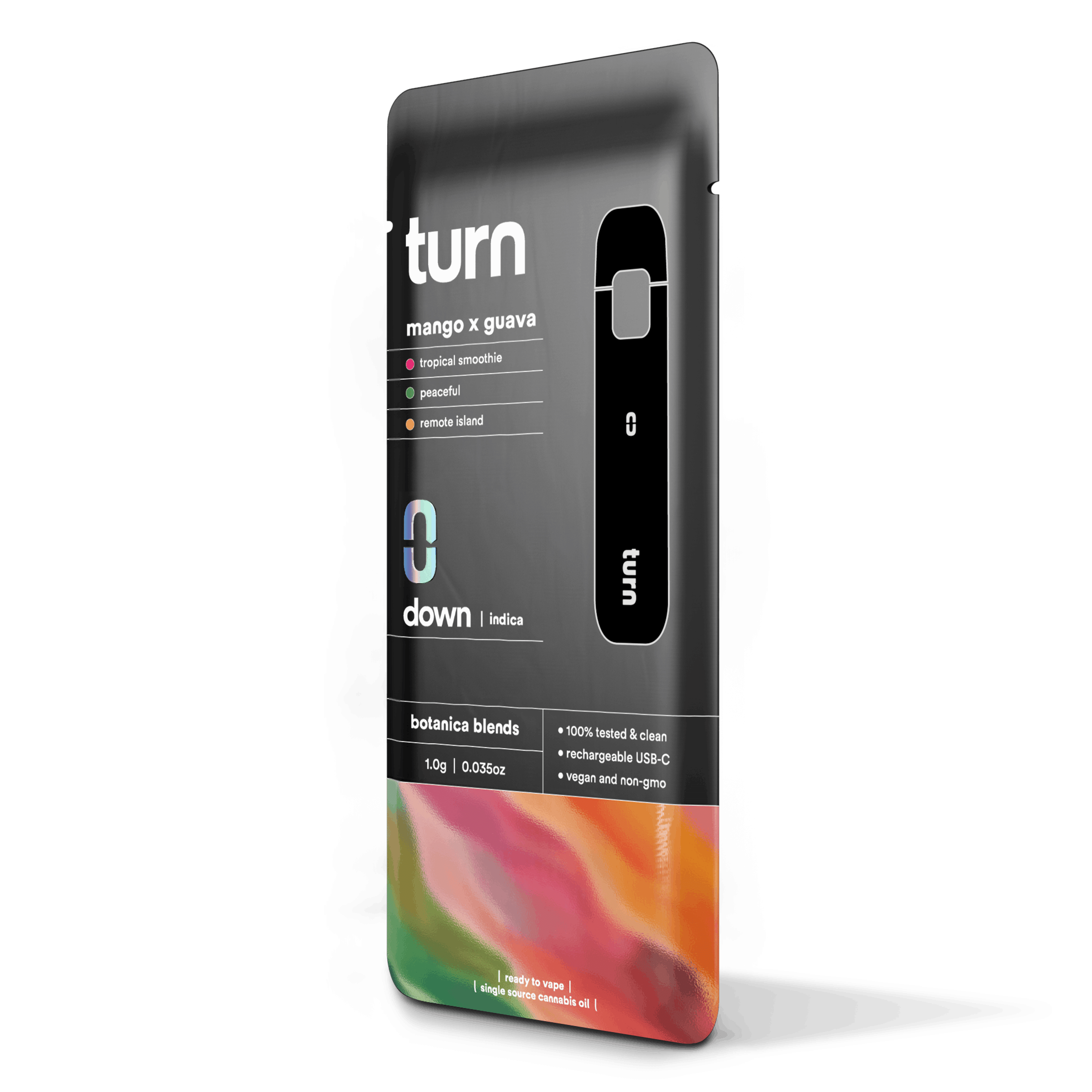 1.0g AIO | mango x guava | botanica blends | down | - Turn - 1.0g AIO | mango x guava TURN - $35 - Vape Pens