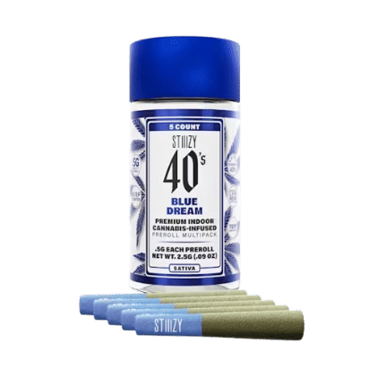 Blue Dream - 40's Infused Mini Pre-Rolls - STIIIZY - 2.5g (5-Pack) - $35.99 - Infused Pre-Rolls