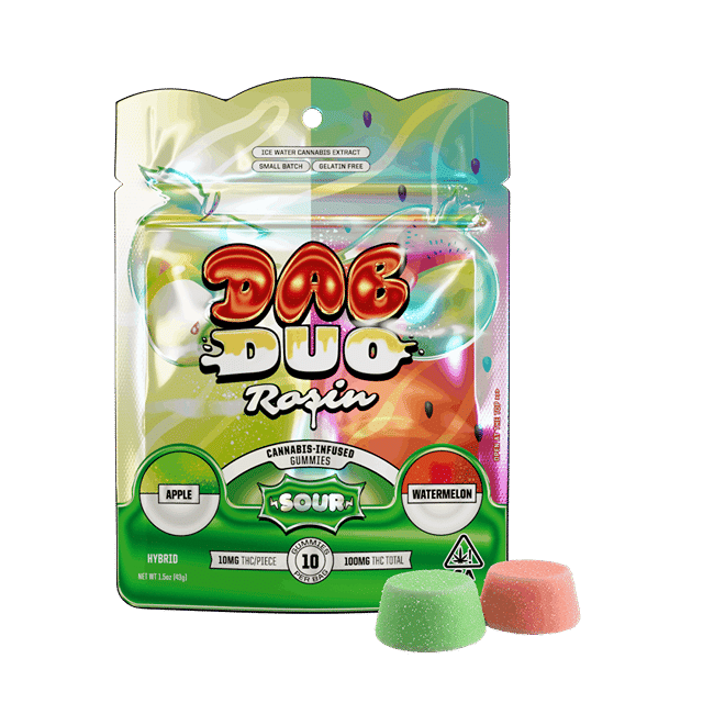 Sour Apple + Watermelon | 100mg Rosin Gummies