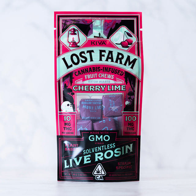 Lost Farm: Cherry Lime GMO Lost Farm Chews