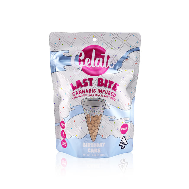 Gelato — Birthday Cake Last Bite Cones