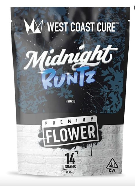 MIDNIGHT RUNTZ PREMIUM FLOWER 14G - WEST COAST CURE