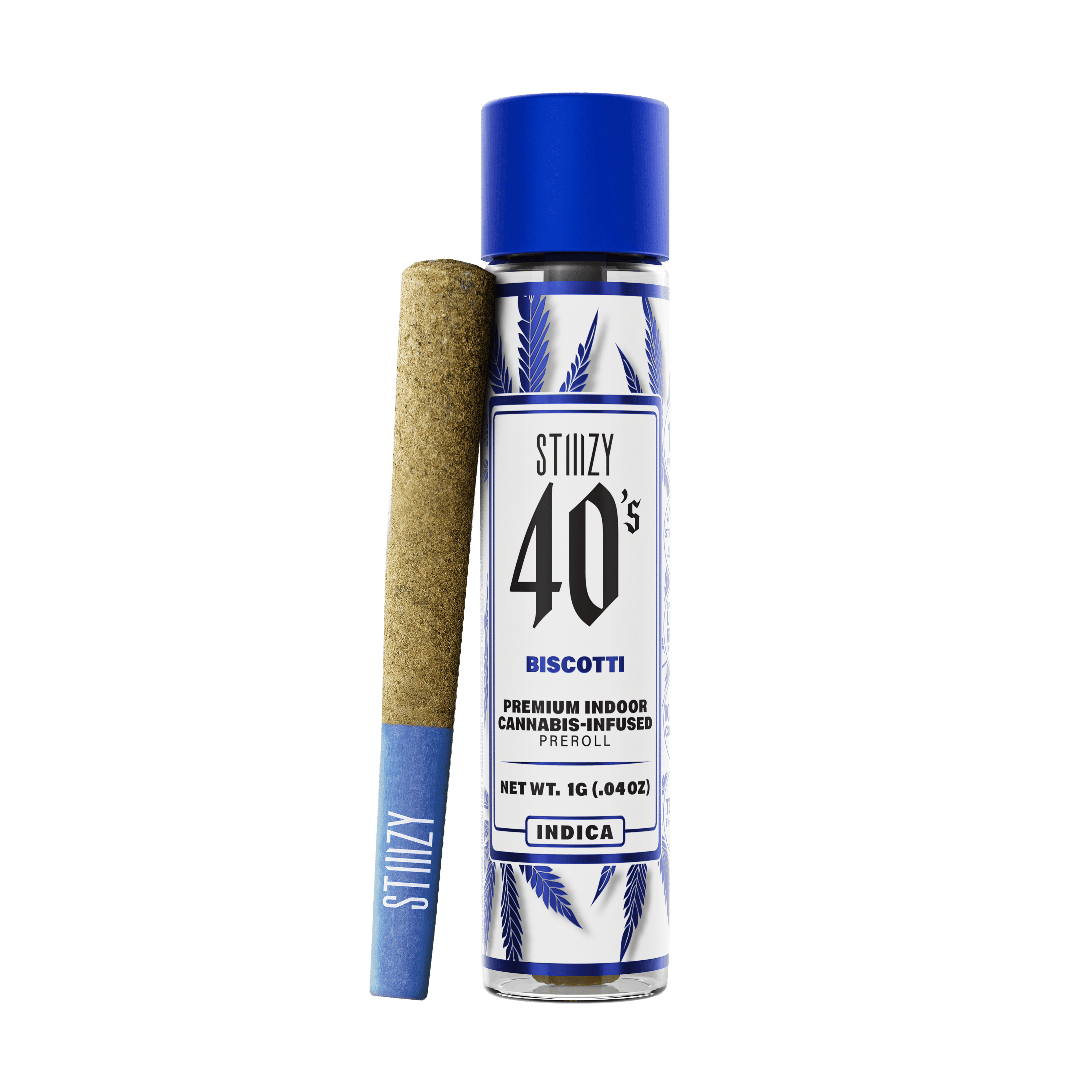 40s: Biscotti 1G Infused Preroll - Stiiizy - - $10.80 - Preroll