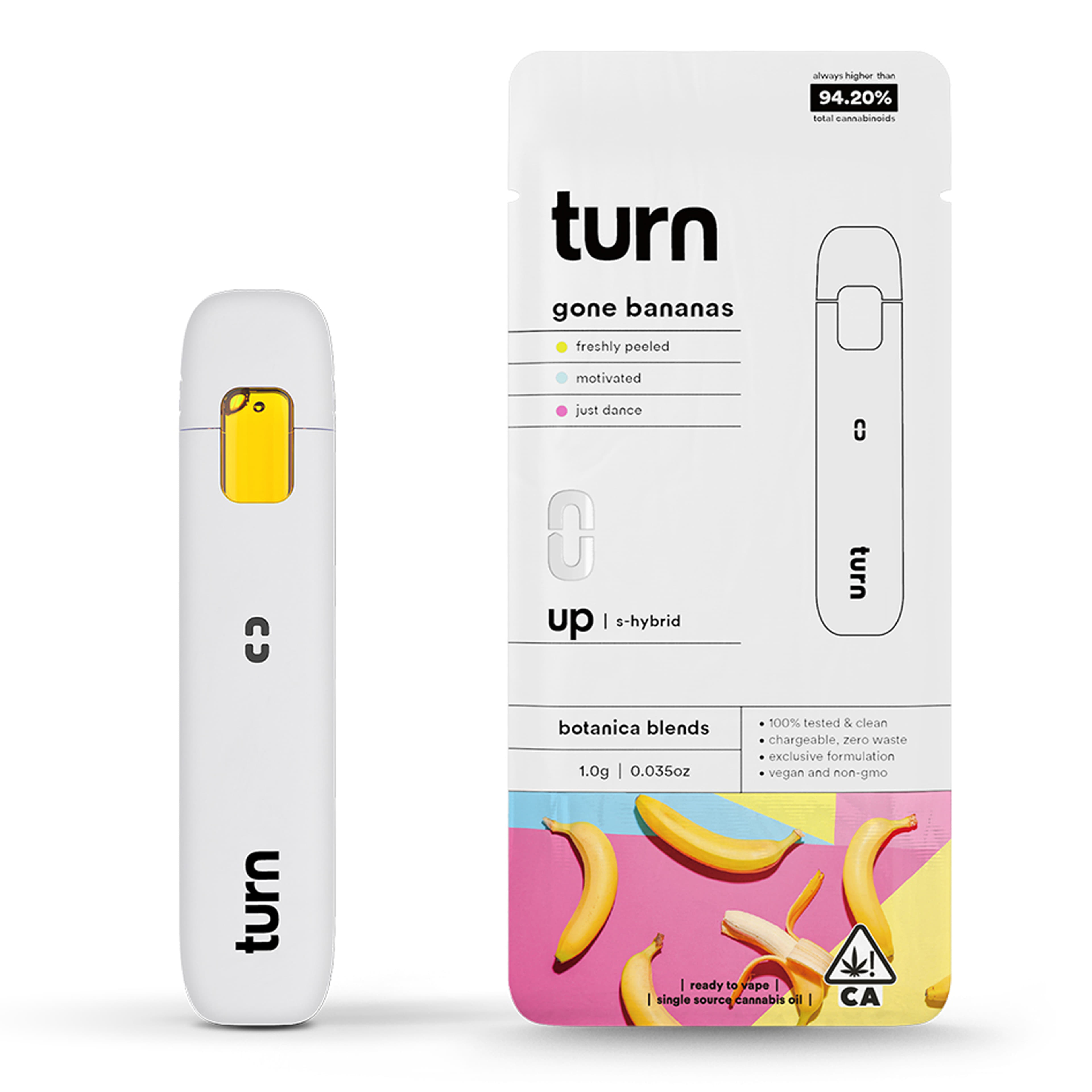 Gone Bananas (S/H) AIO - 1g Botanica Blends - Turn - Gone Bananas (SH) - $27.30 - Cartridges