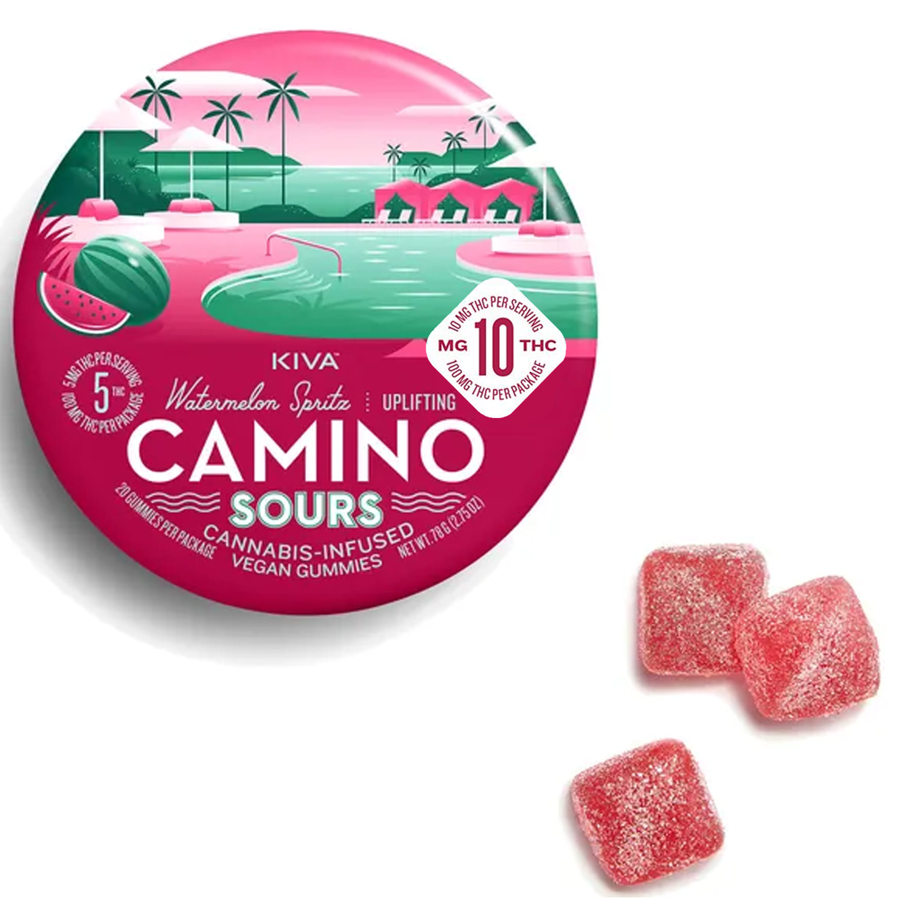 Watermelon Spritz (S) Gummies - Camino - Watermelon Spritz (S) - $17.15 - Edibles