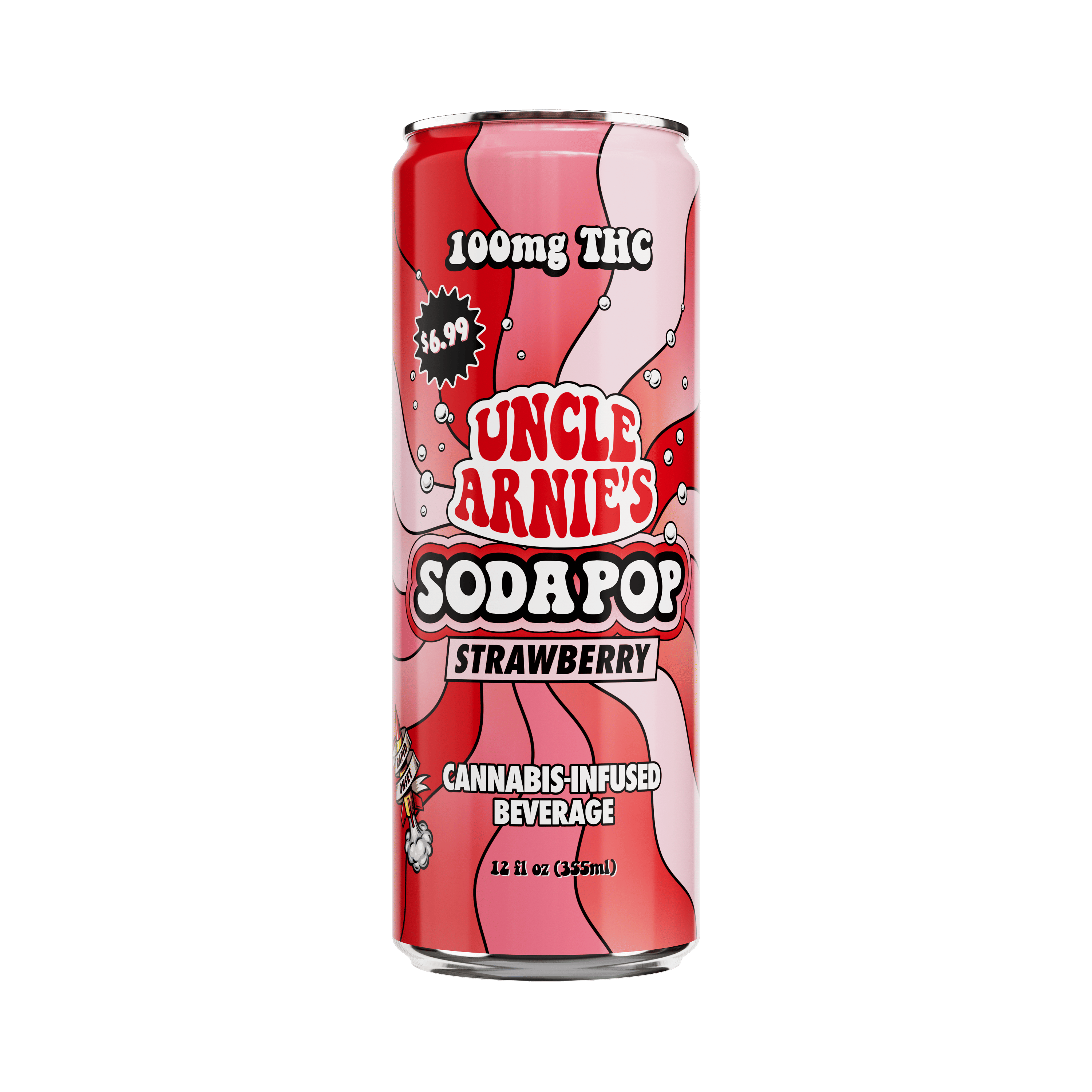 Strawberry Soda - Uncle Arnie's - Strawberry Soda - $7 - Drinks