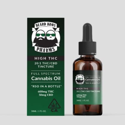 Beard Bros - 20:1 THC:CBD RSO in a Bottle - Beard Bros - Beard Bros - 20:1 THC:CBD RSO in a Bottle - $70 - Tincture
