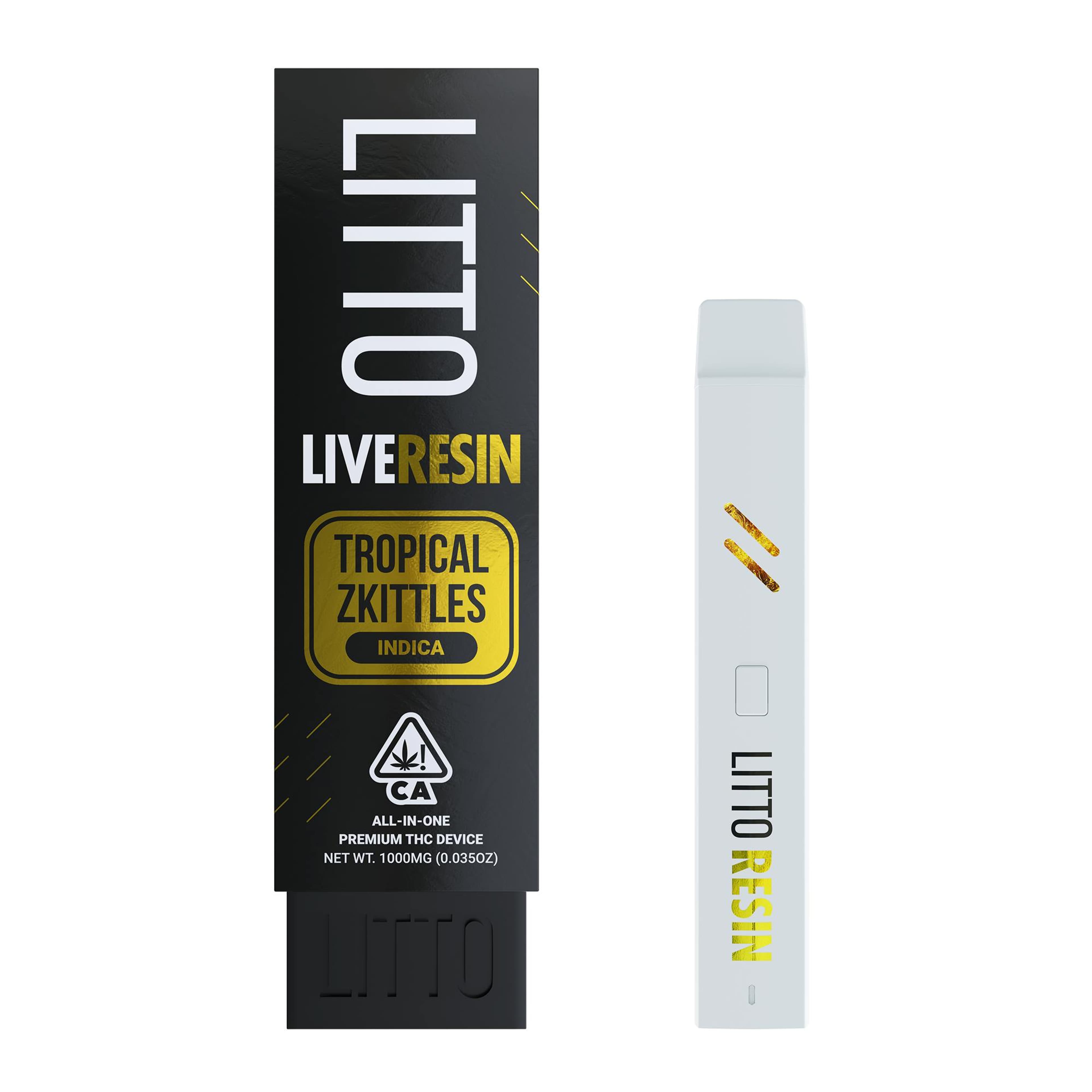 Tropical Zkittles Live Resin All-In-One 1G - LITTO - - $38 - All in One Carts