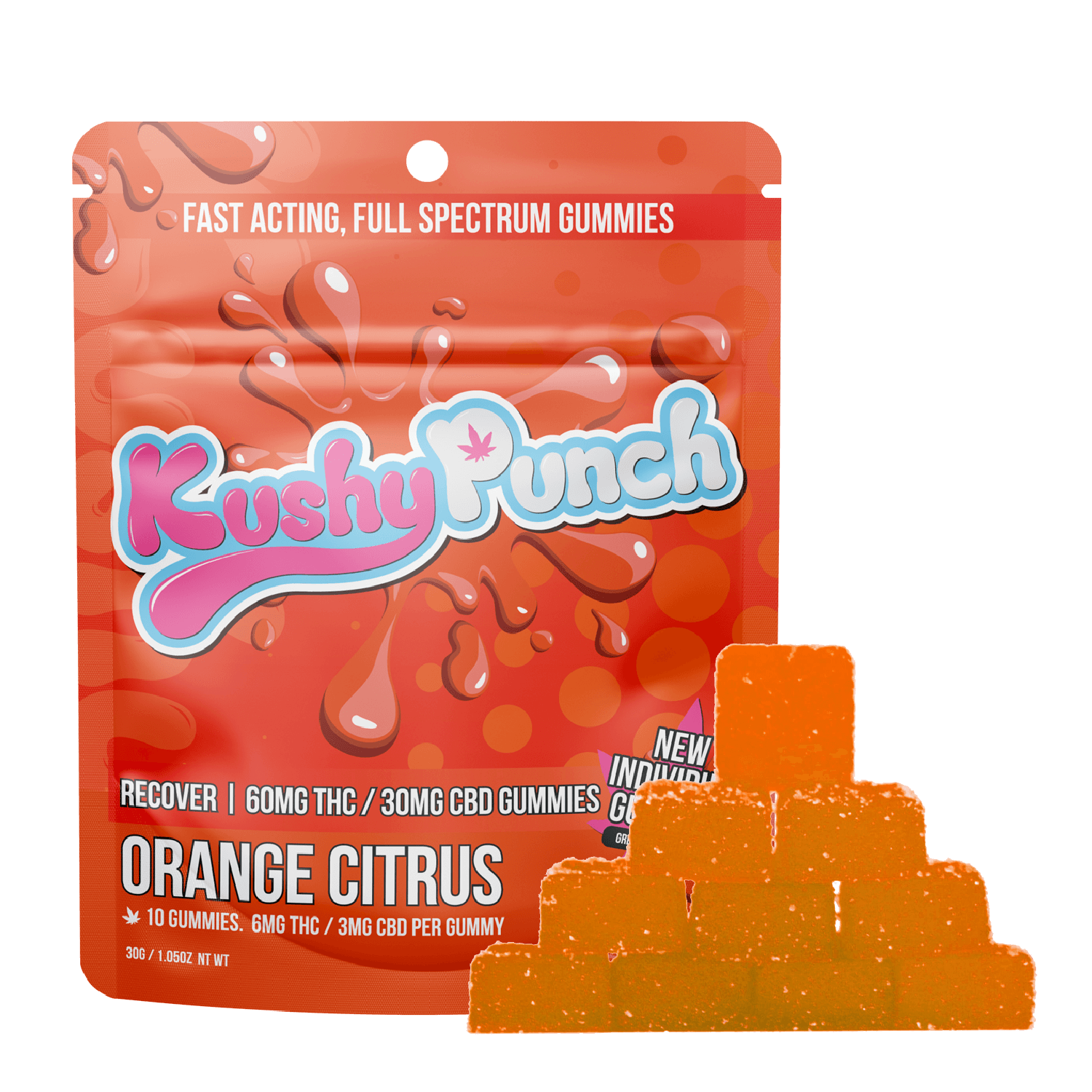 Kushy Punch: Orange Citrus Kushy Punch Individual Recover