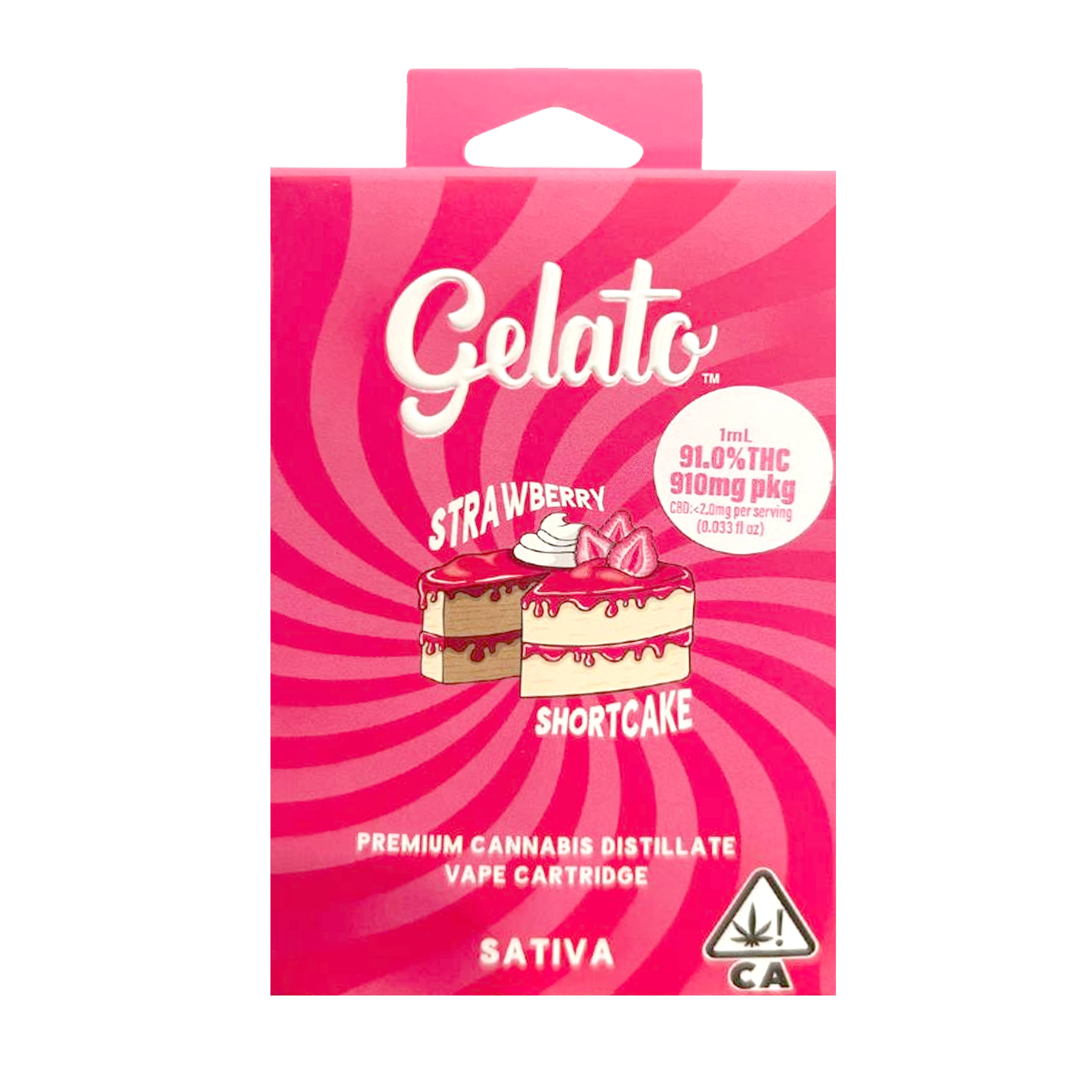 Strawberry Shortcake (S) - 1g Flavor Cart *B2G1 EVERYDAY* - Gelato Canna Co. - Strawberry Shortcake (S) - $27 - Cartridges