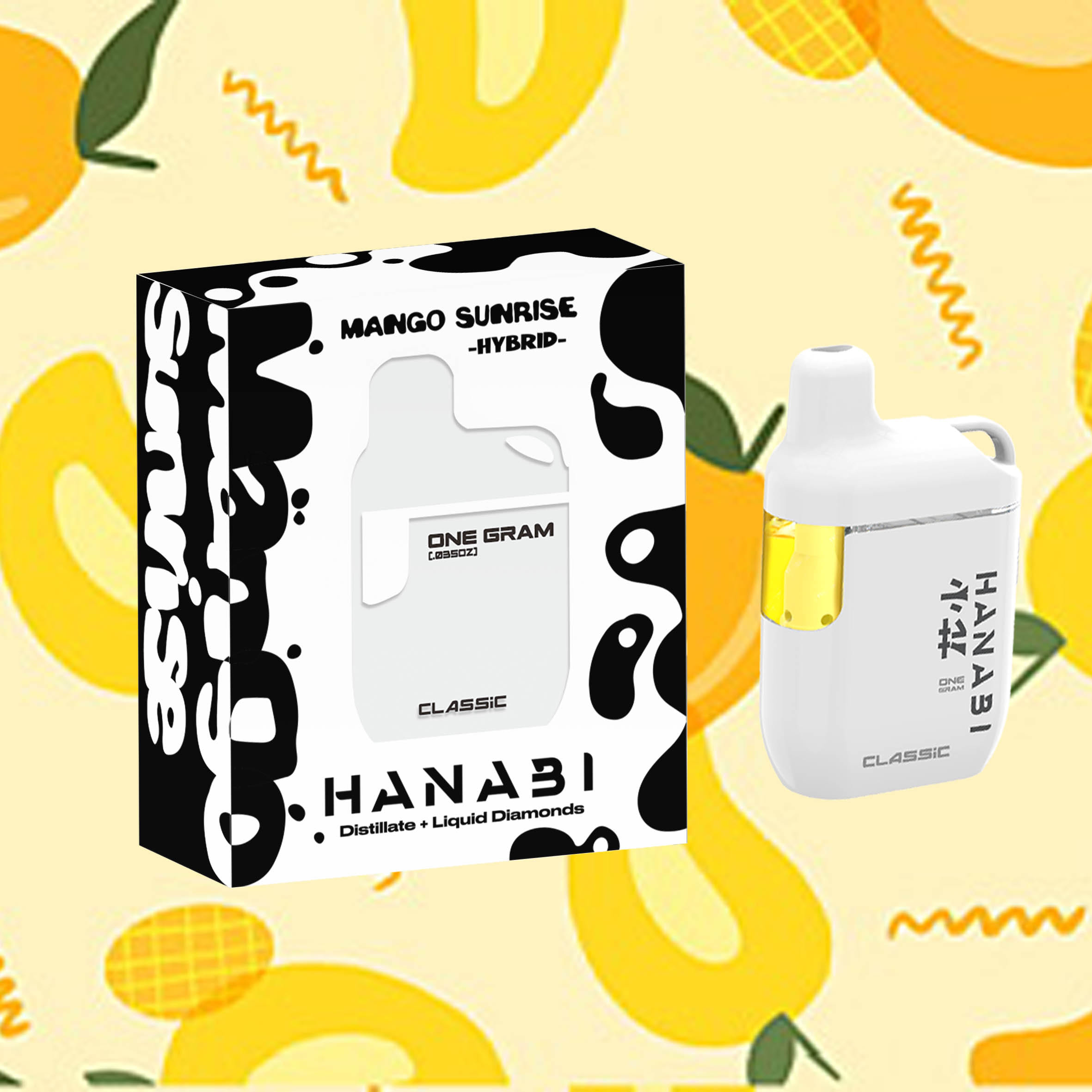 Mango Sunrise Classic Disposable 1g - Hanabi -  - $35 - Disposable Vapes