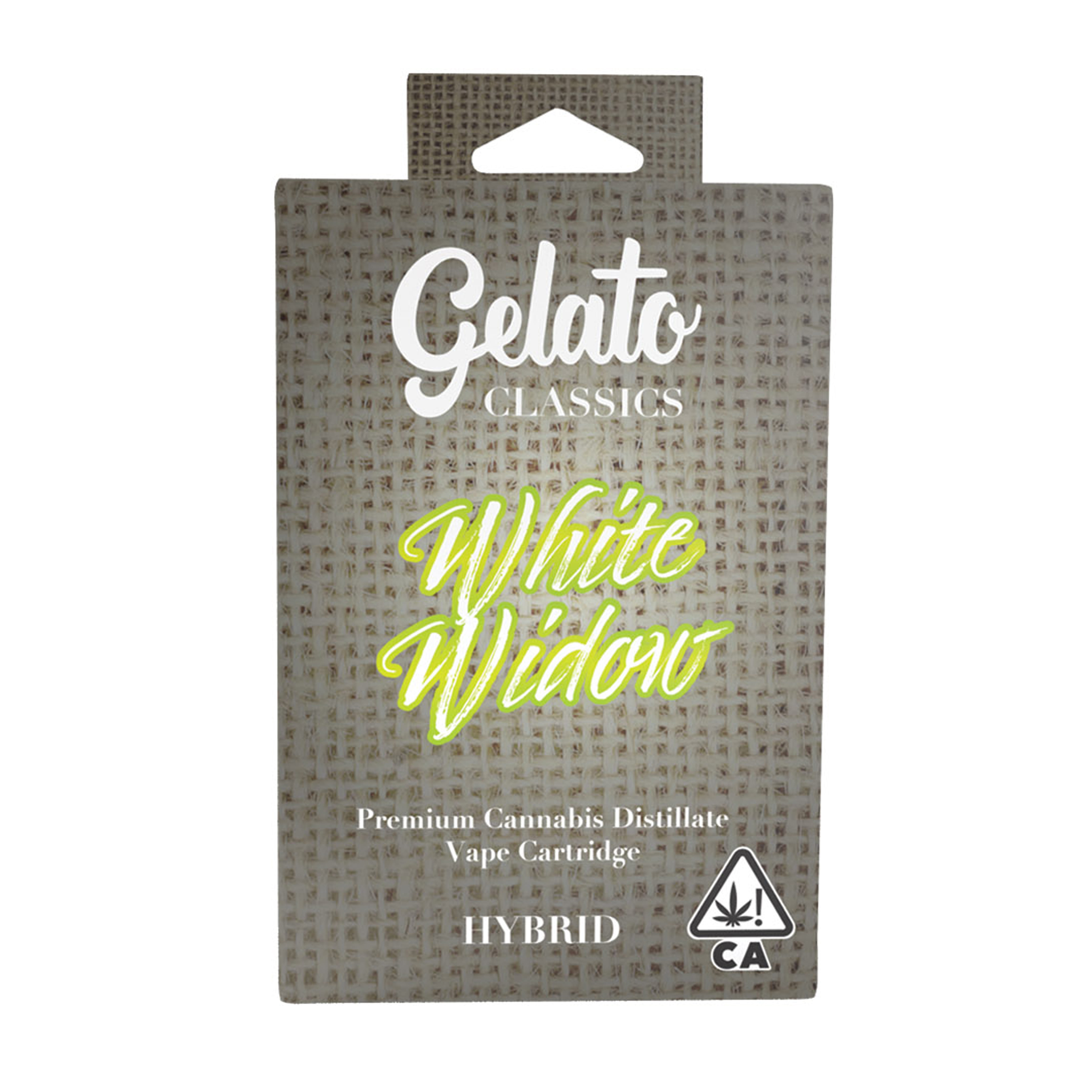 White Widow - 1g Classic Cart (H) *B2G1 EVERYDAY* - Gelato Canna Co. - White Widow (H) - $22.51 - Cartridges