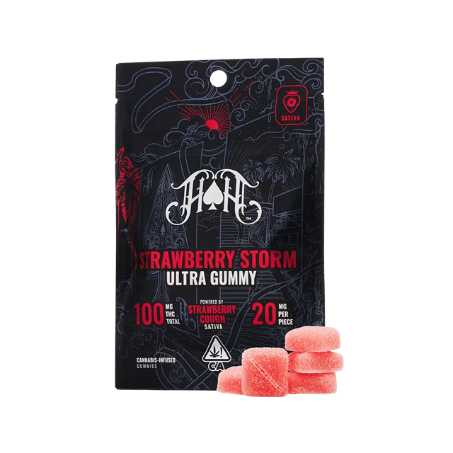 100mg Strawberry Storm - Ultra Pure Gummies