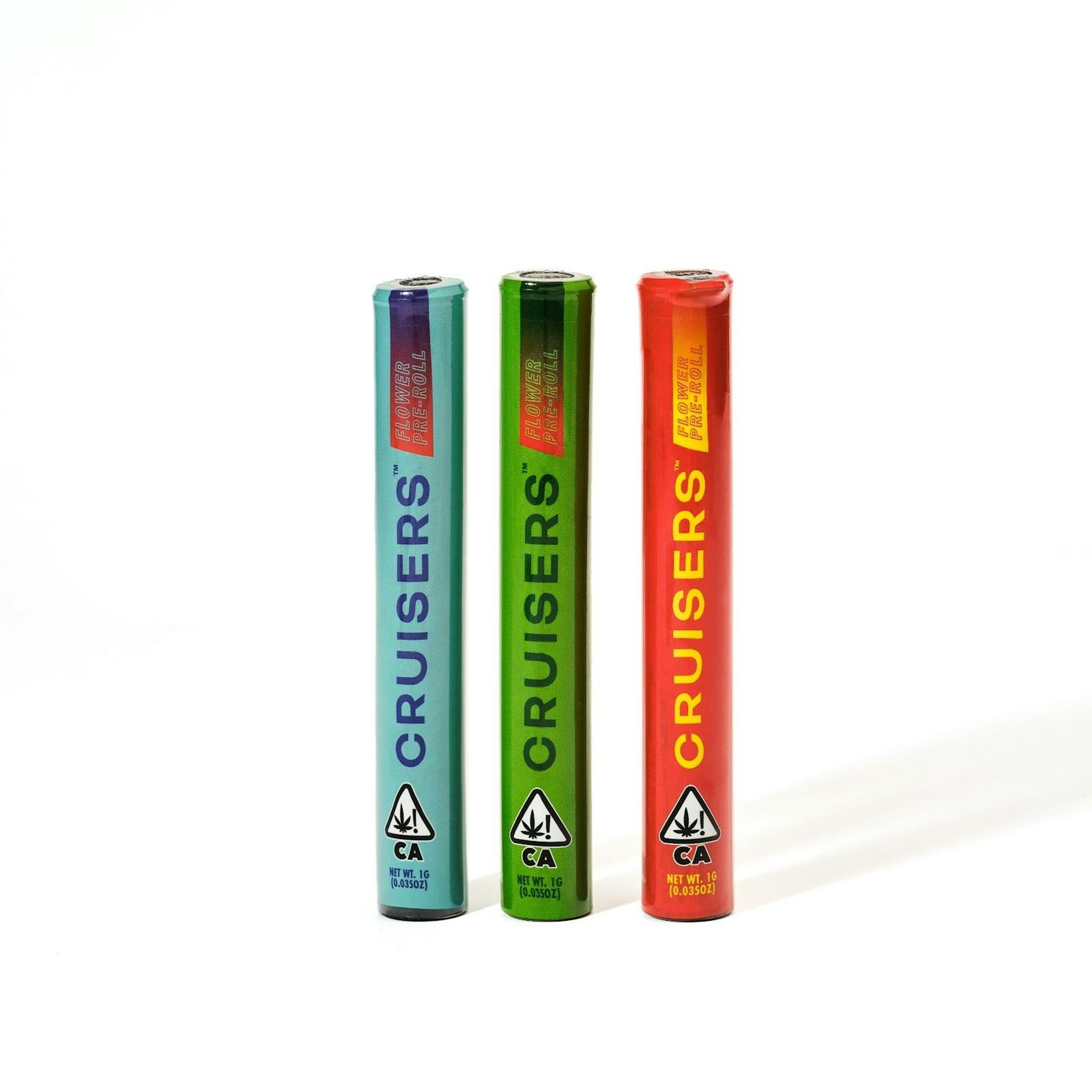 Cruisers: Indica Pre Roll -1g - Cruisers - - $8 - Pre-Rolls
