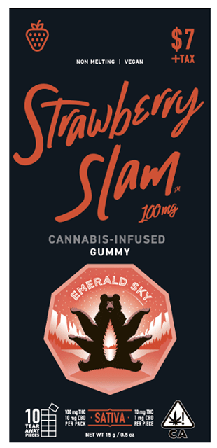 Strawberry Slam - Gummy Bar (100mg)