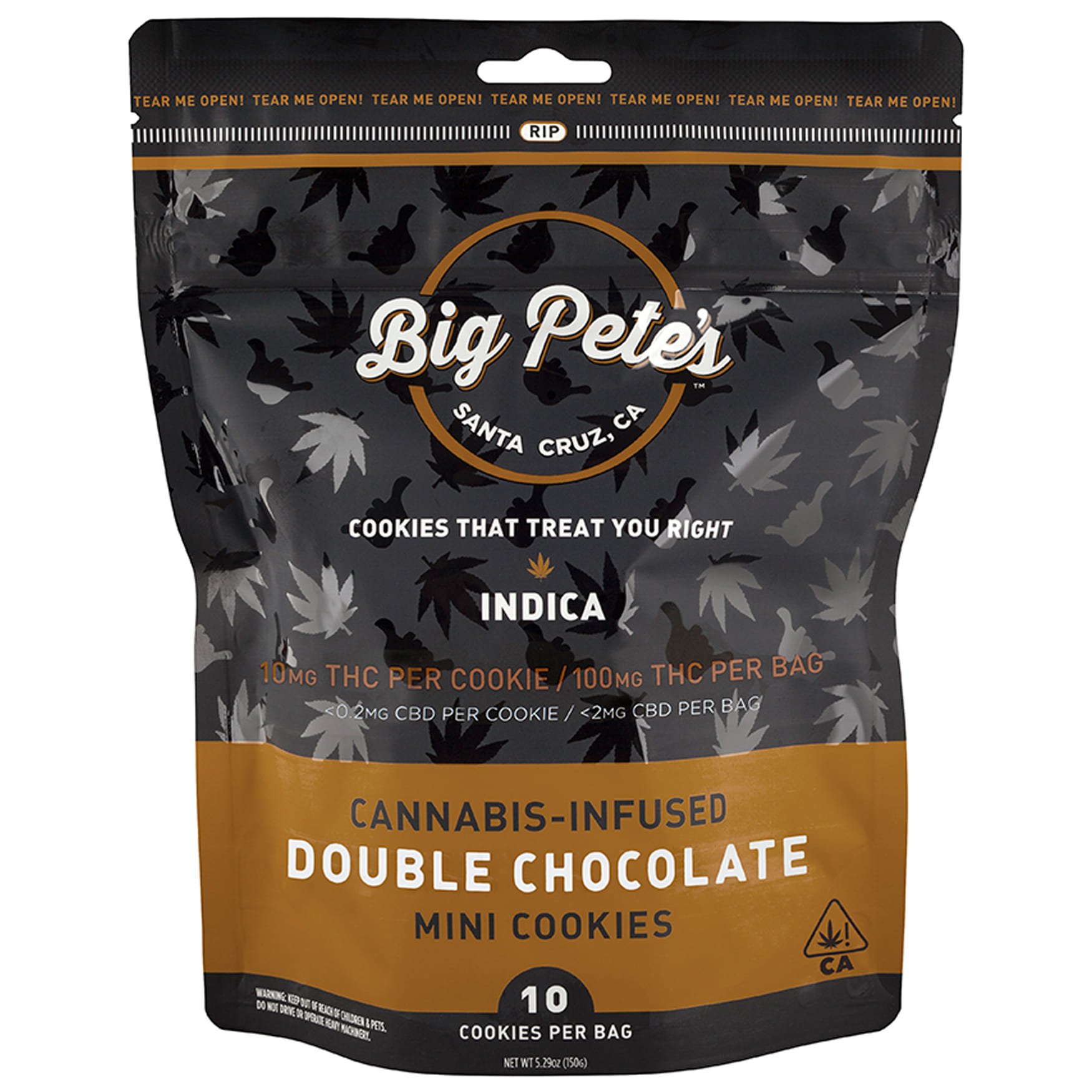 Double Chocolate Indica 10pk - Big Petes - Double Chocolate (I) - $17 - Edibles