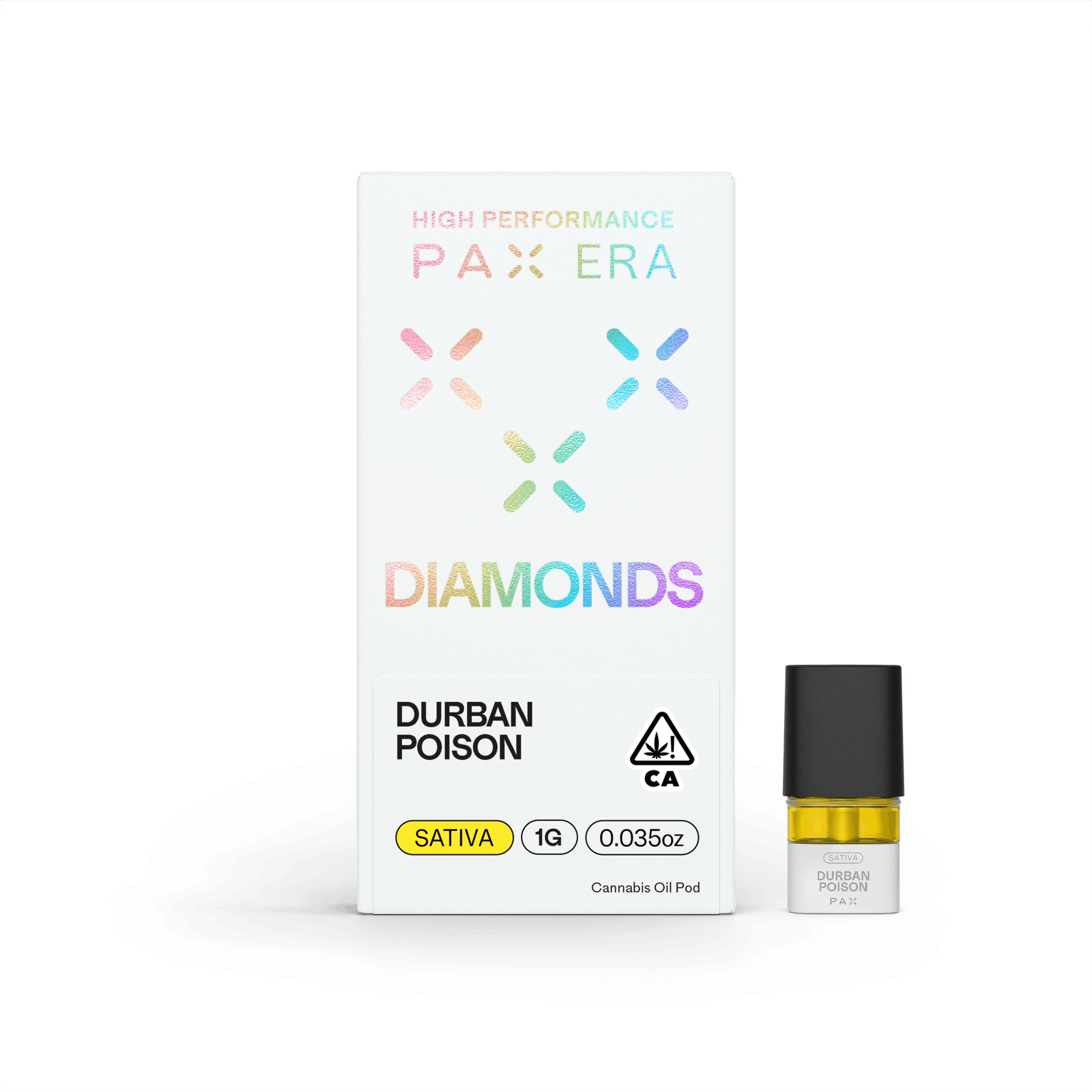Durban Poison - Diamonds - Pod - PAX - One Gram - $44.99 - Pods (STIIIZY + PlugPlay + PAX + Left Coast)