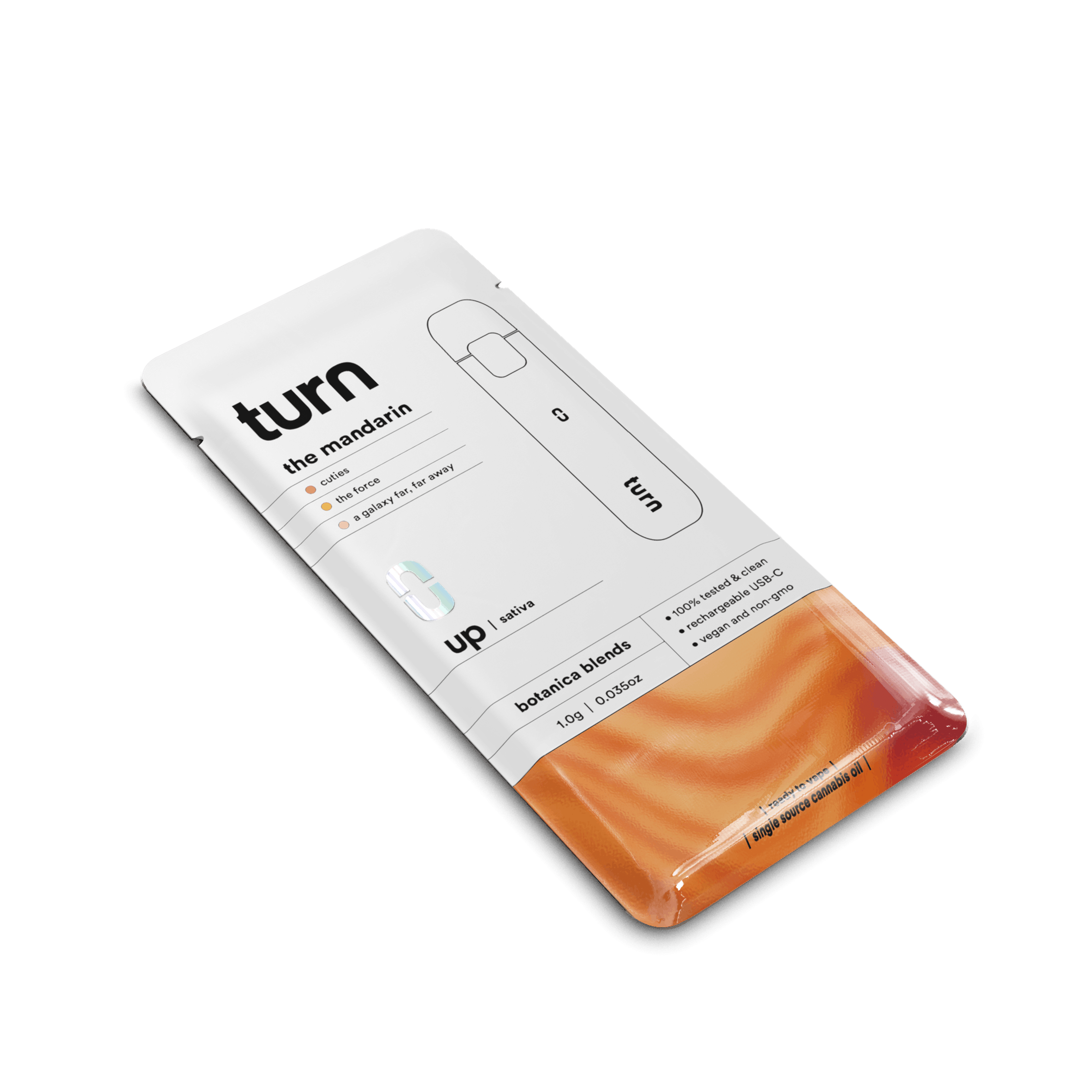 1.0g AIO | the mandarin | botanica blends | up | - Turn - - $35 - Vape Pens