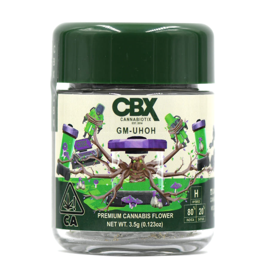 Gm-Uh-Oh (I/H) 35.23% -3.5G *SPECIAL PRICING* - Cannabiotix - Eighth - $50 - Flower