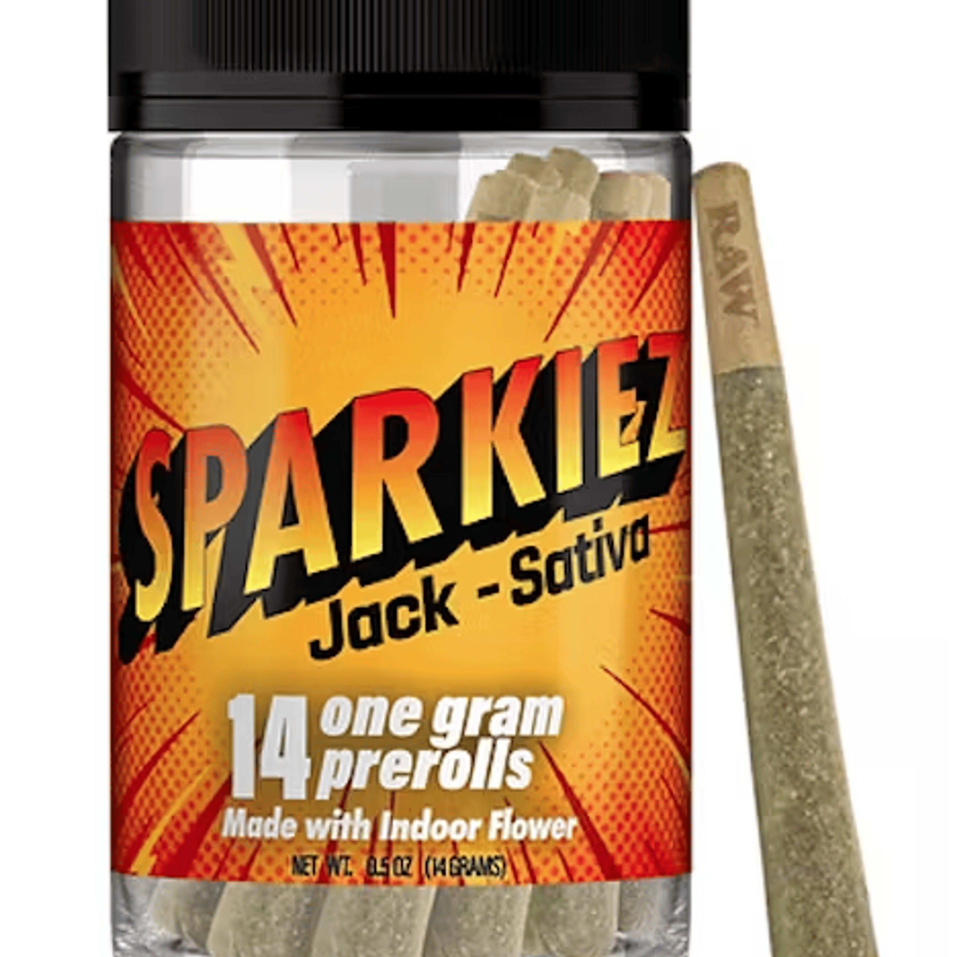 Sparkiez: 14 Pack Jack Sativa Pre-Rolls (14g) - Sparkiez - - $50 - Pre-Rolls