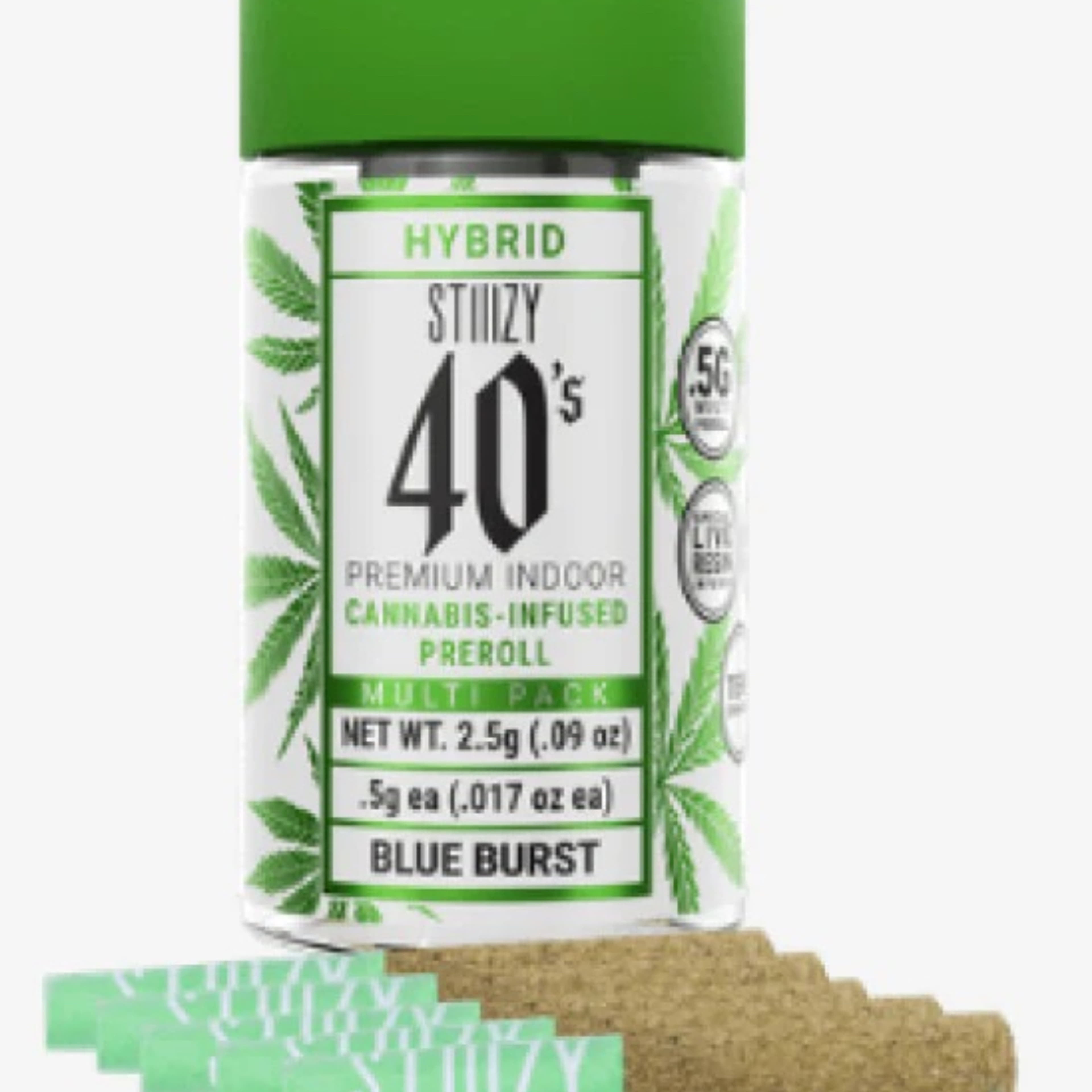 Blue Burst 5pk Infused Prerolls - Stiiizy - - $21.60 - Preroll