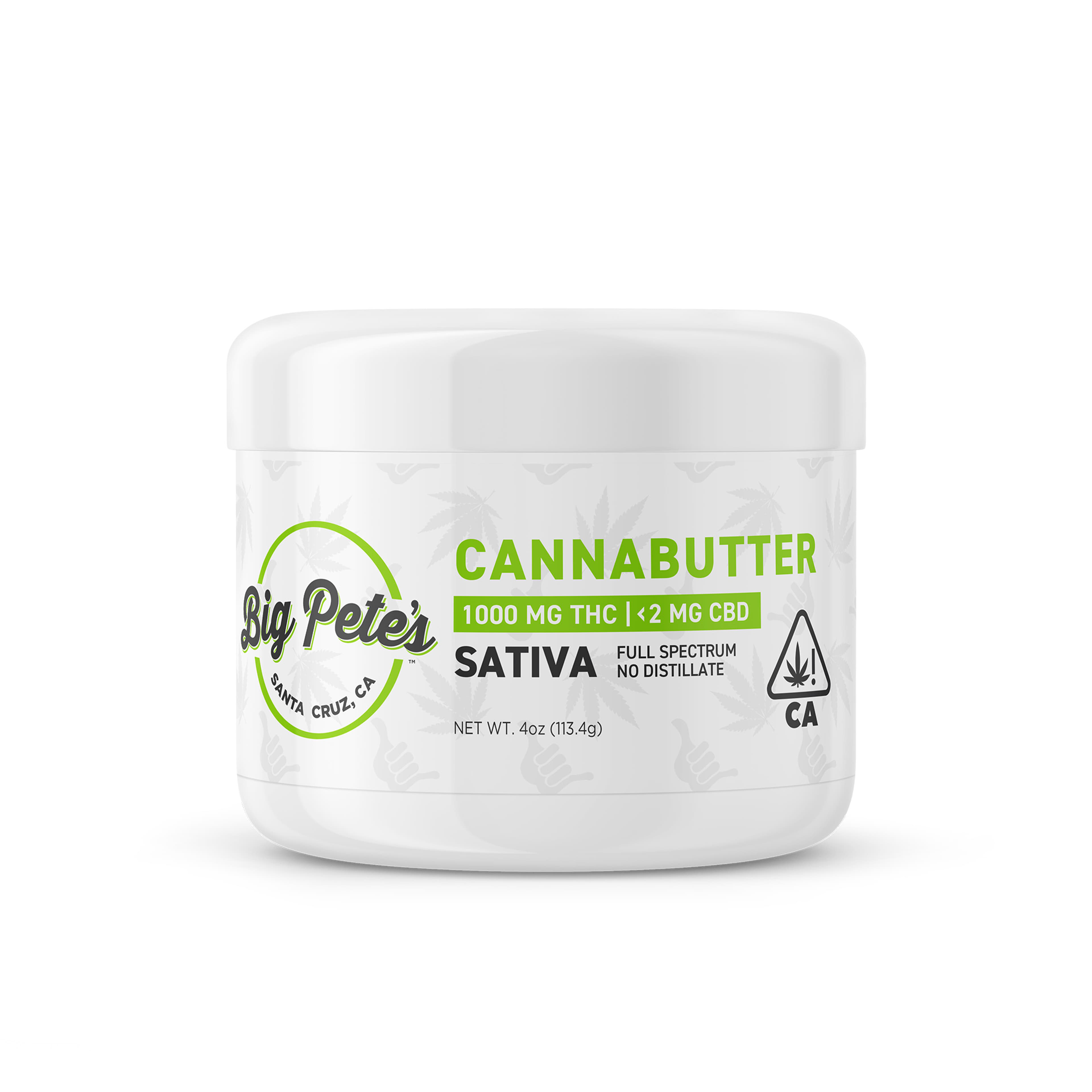 Sativa Cannabutter 1000mg - Big Pete's - - $48.50 - Extract