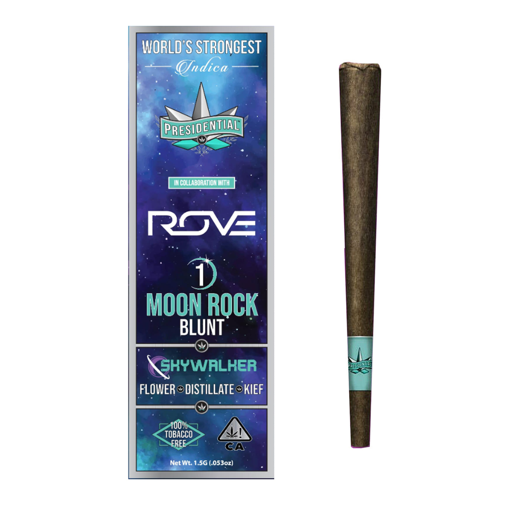 Skywalker (I) Moon Rock Infused Blunt 1.5g - Presidential - Skywalker (I) - $17.60 - Pre-Rolls