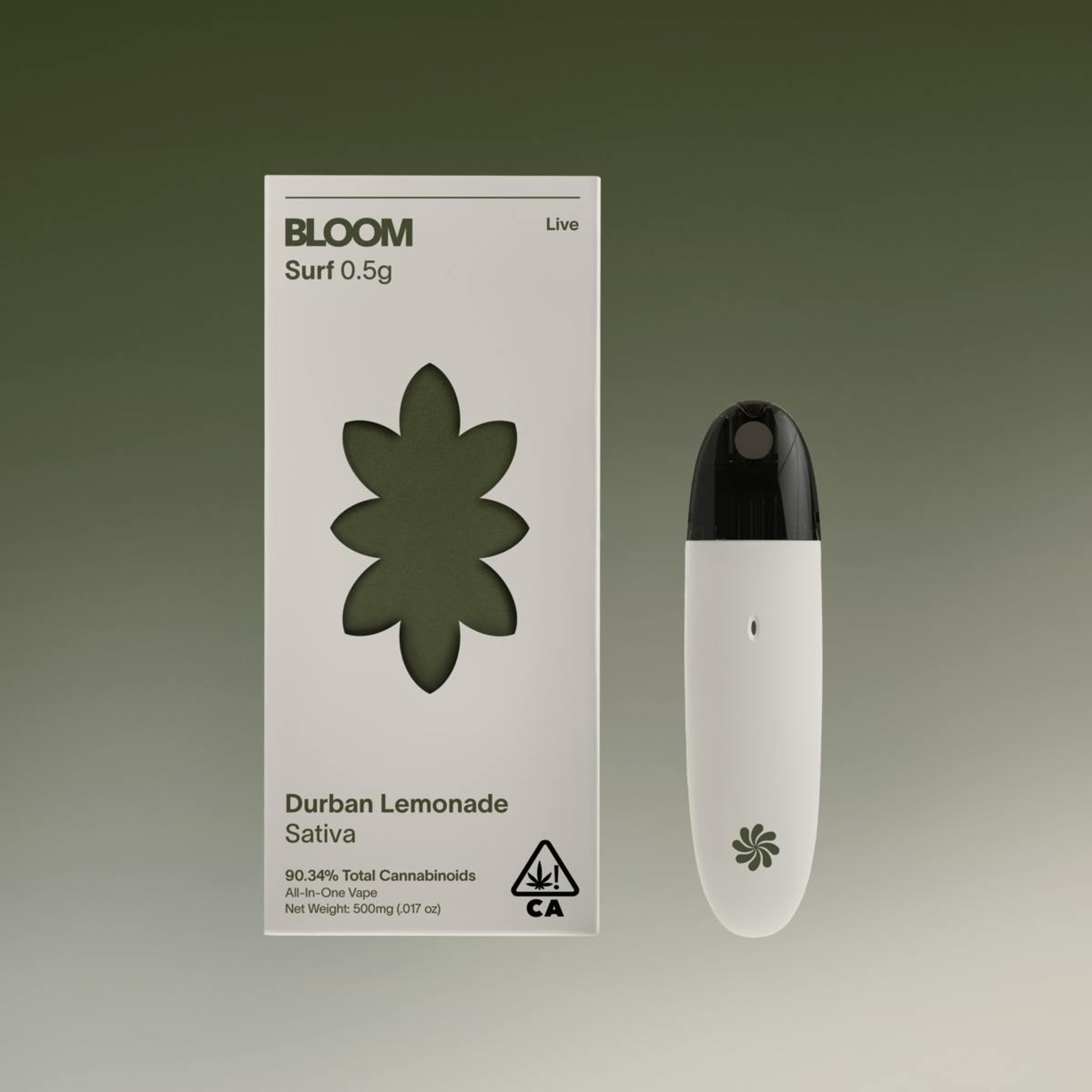 Bloom Live Surf All-In-One 500mg | Durban Lemonade - BLOOM - - $39 - Concentrates