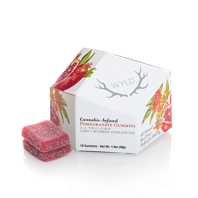 Pomegranate 1:1 CBD Gummies