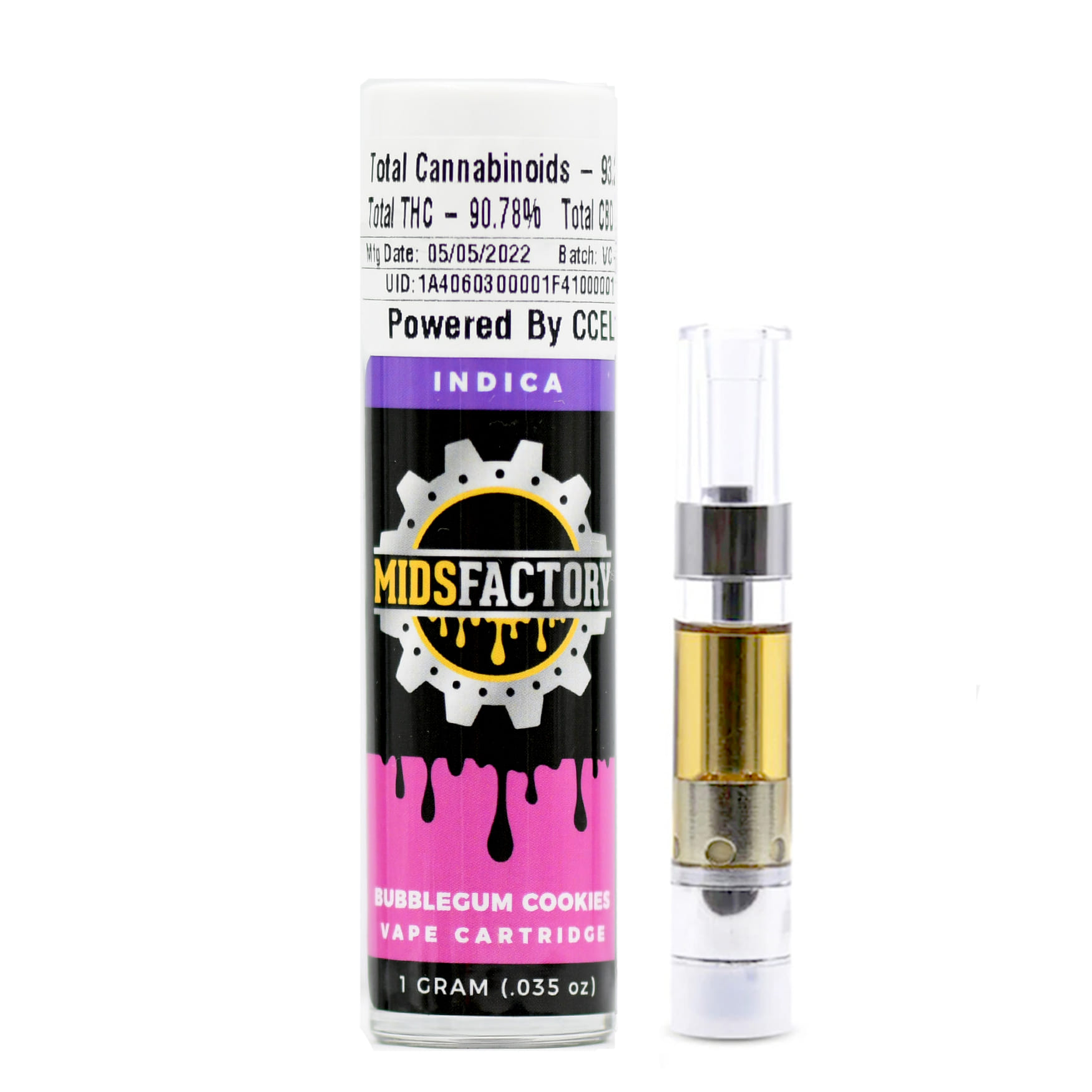 Bubblegum Cookies (I) Cartridge - 1g - MidsFactory - Bubblegum Cookies (I) - $15.85 - Cartridges