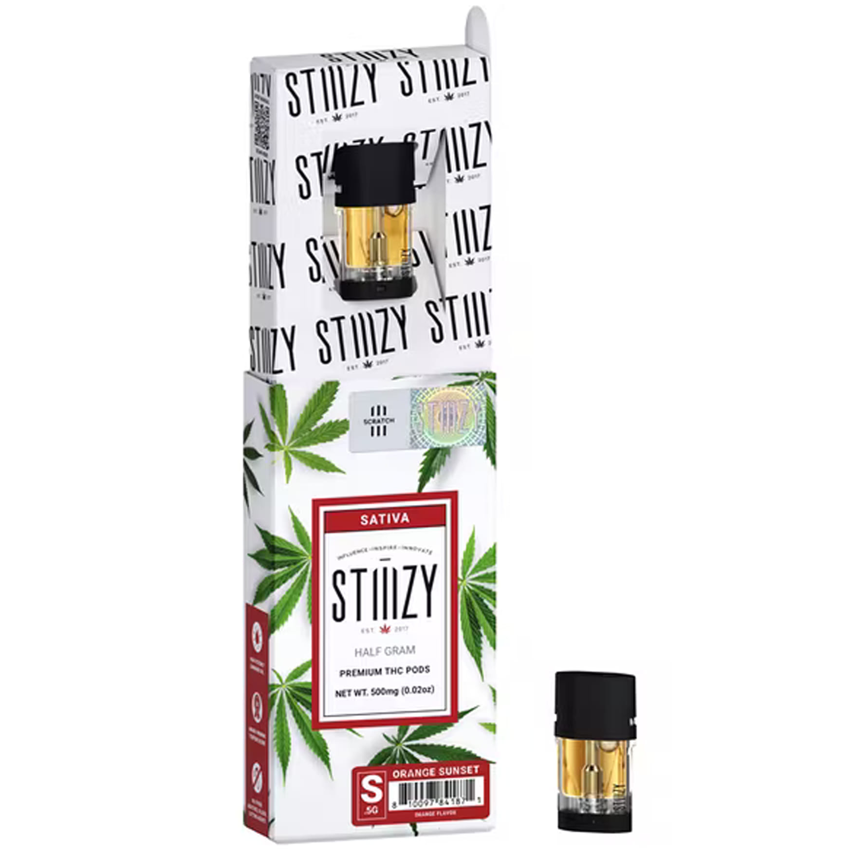 Orange Sunset (S) Original Pod - .5g *B2G1 EVERYDAY* - Stiiizy - Orange Sunset (S) - $14.30 - Cartridges