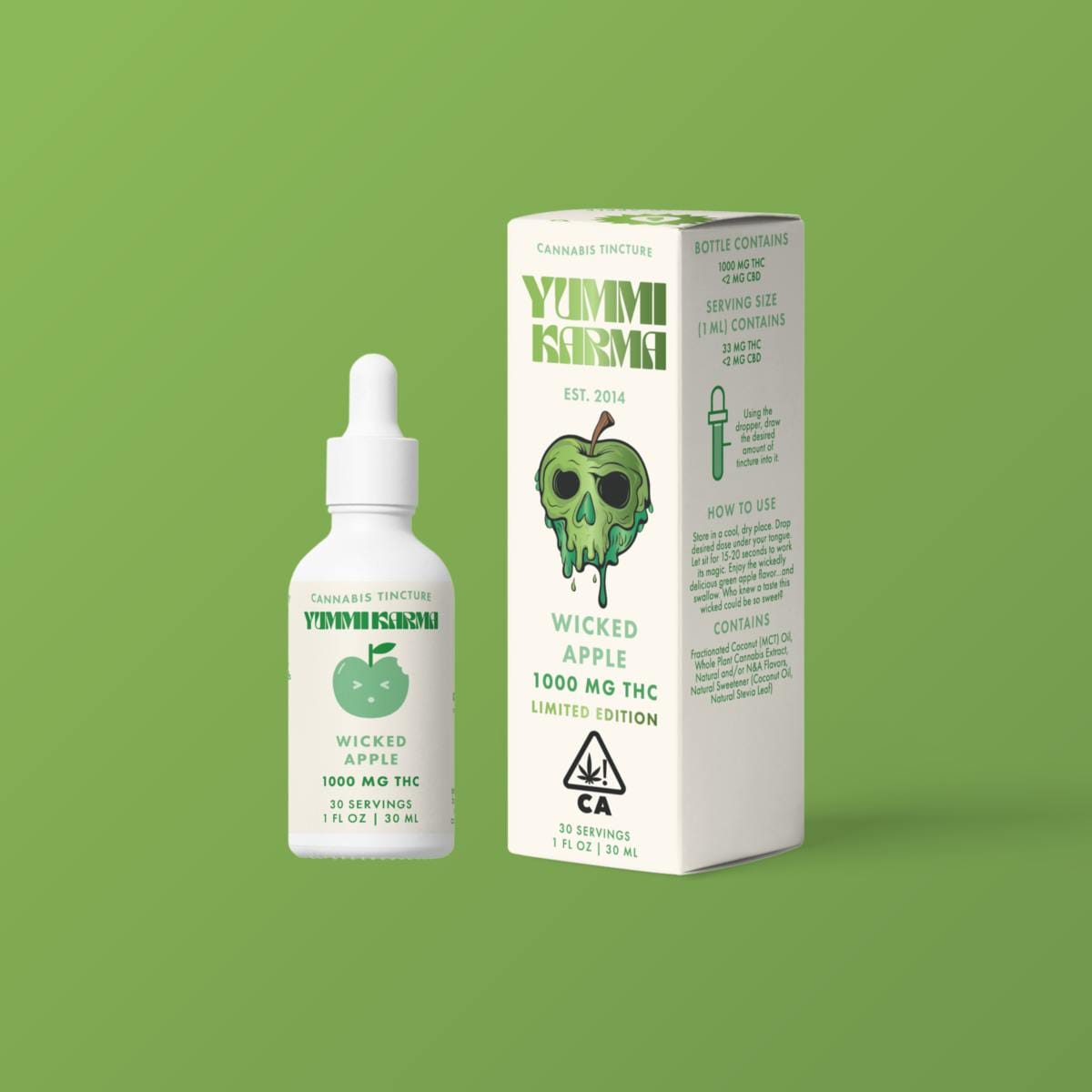 Wicked Apple 1000mg THC - Yummi Karma -  - $55 - Tincture