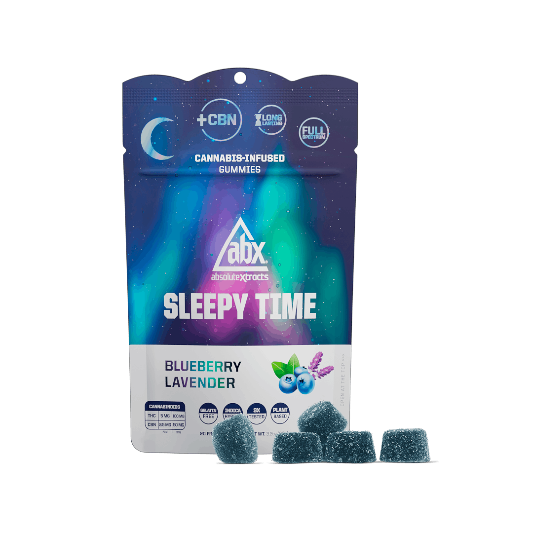 BLUEBERRY LAVENDER 100MG 20CT - ABX -  - $12 - Edibles