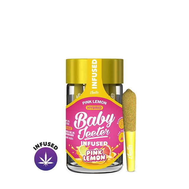 Jeeter Baby | .5gx5pk - Pink Lemon - Infused Pre-Rolls - Hybrid