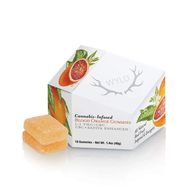 Blood Orange THC:CBC Gummies - Wyld - Blood Orange (CBC) - $16.50 - Edibles