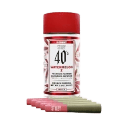 Watermelon Z - 40's Infused Mini Pre-Rolls - STIIIZY - 2.5g (5-Pack) - $35.99 - Infused Pre-Rolls
