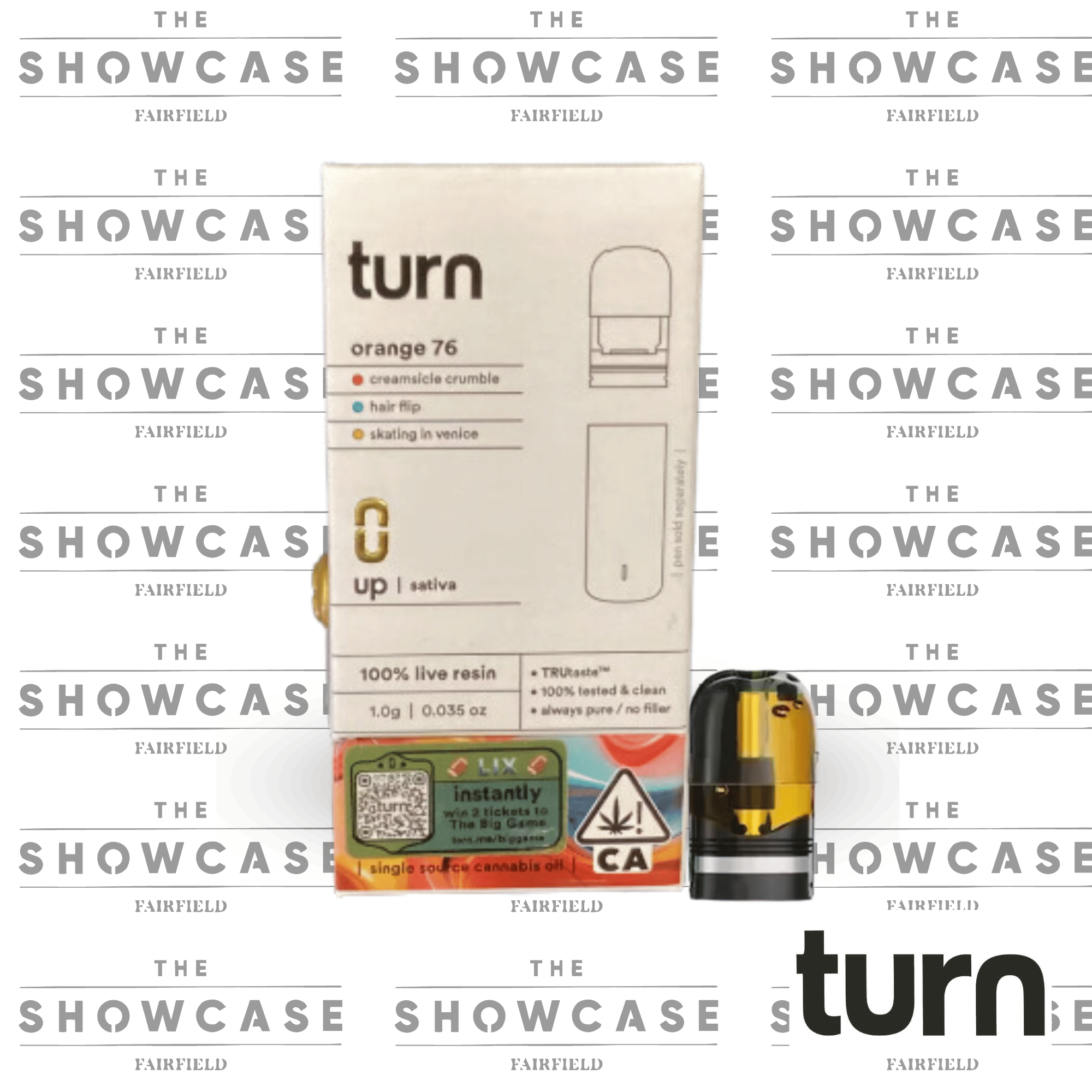 Orange 76 (S) Live Resin Pod 1g - Turn - Orange 76 (S) - $34.60 - Cartridges