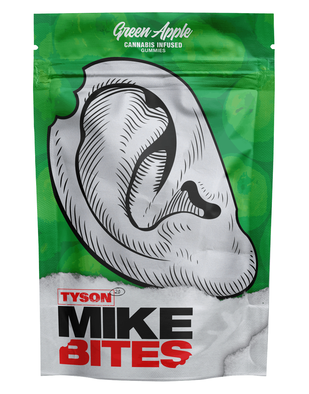 Tyson 2.0 Mike Bites | Solventless Gummies - Green Apple - Tyson 2.0 -  - $20 - Edibles