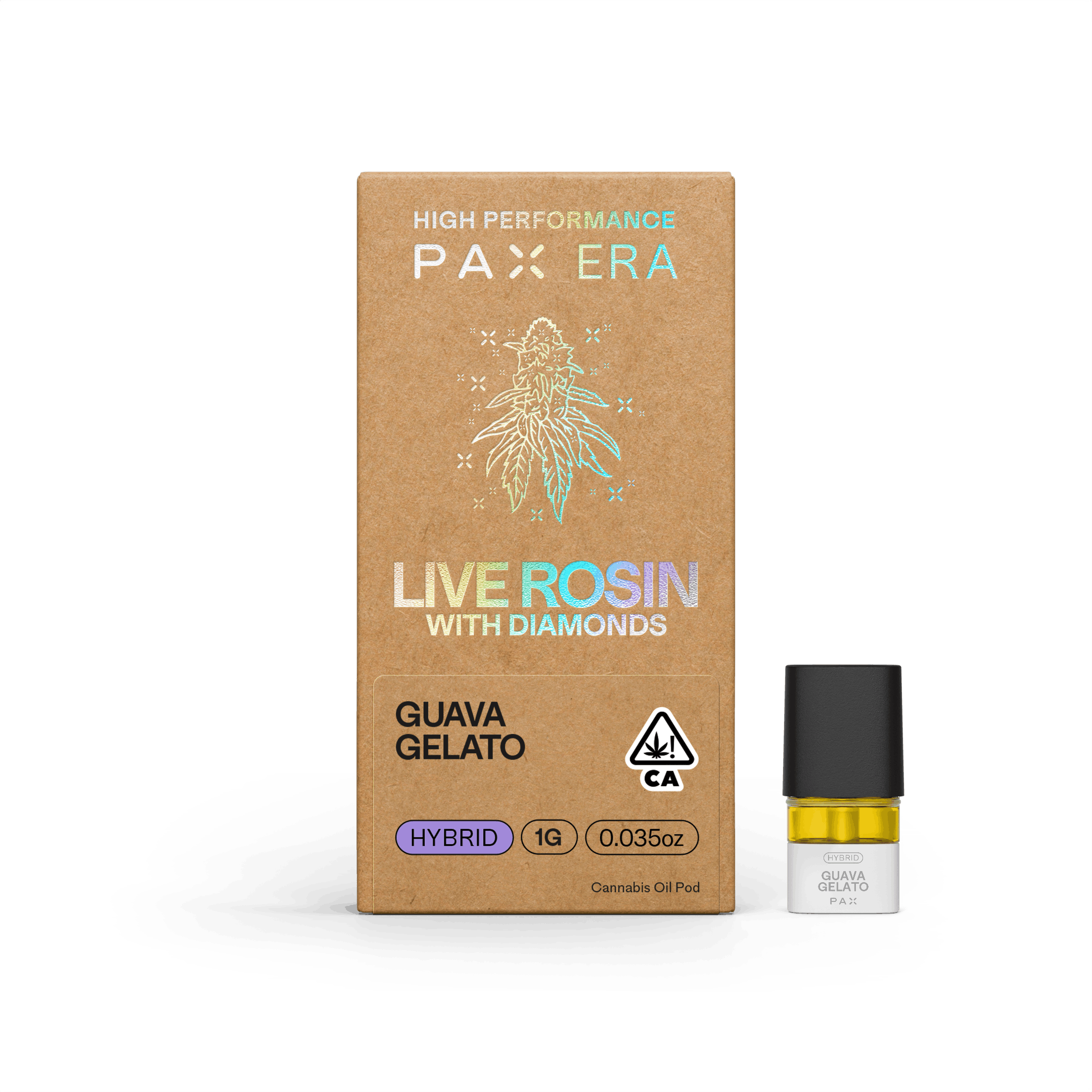 Live Rosin with Diamonds - Guava Gelato 1g - PAX -  - $50 - Vape Pens