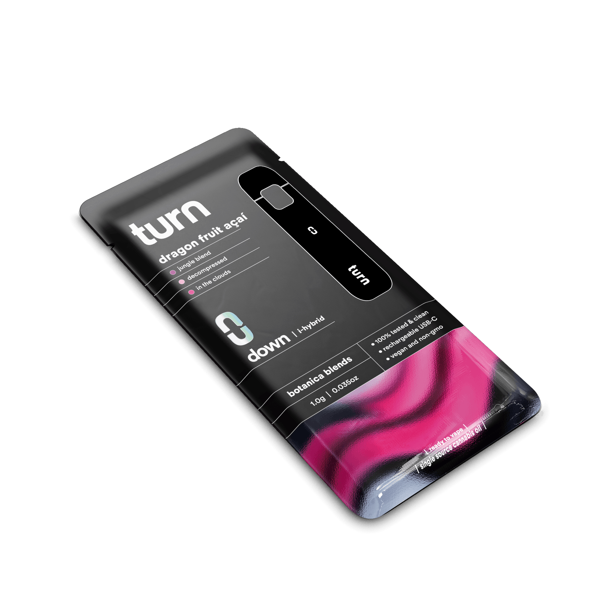 Dragon Fruit Acai 1G  Disposable - turn -  - $32.50 - Disposable Vapes