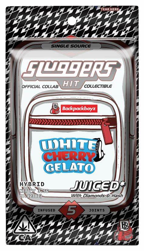 White Cherry Gelato 5pk infused PRs - Sluggers -  - $33.25 - Preroll