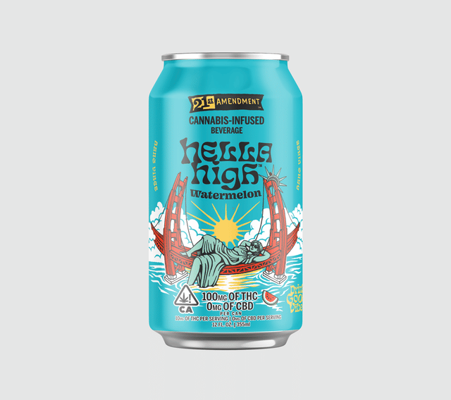 21st Amendment — Hella High Watermelon Beverage