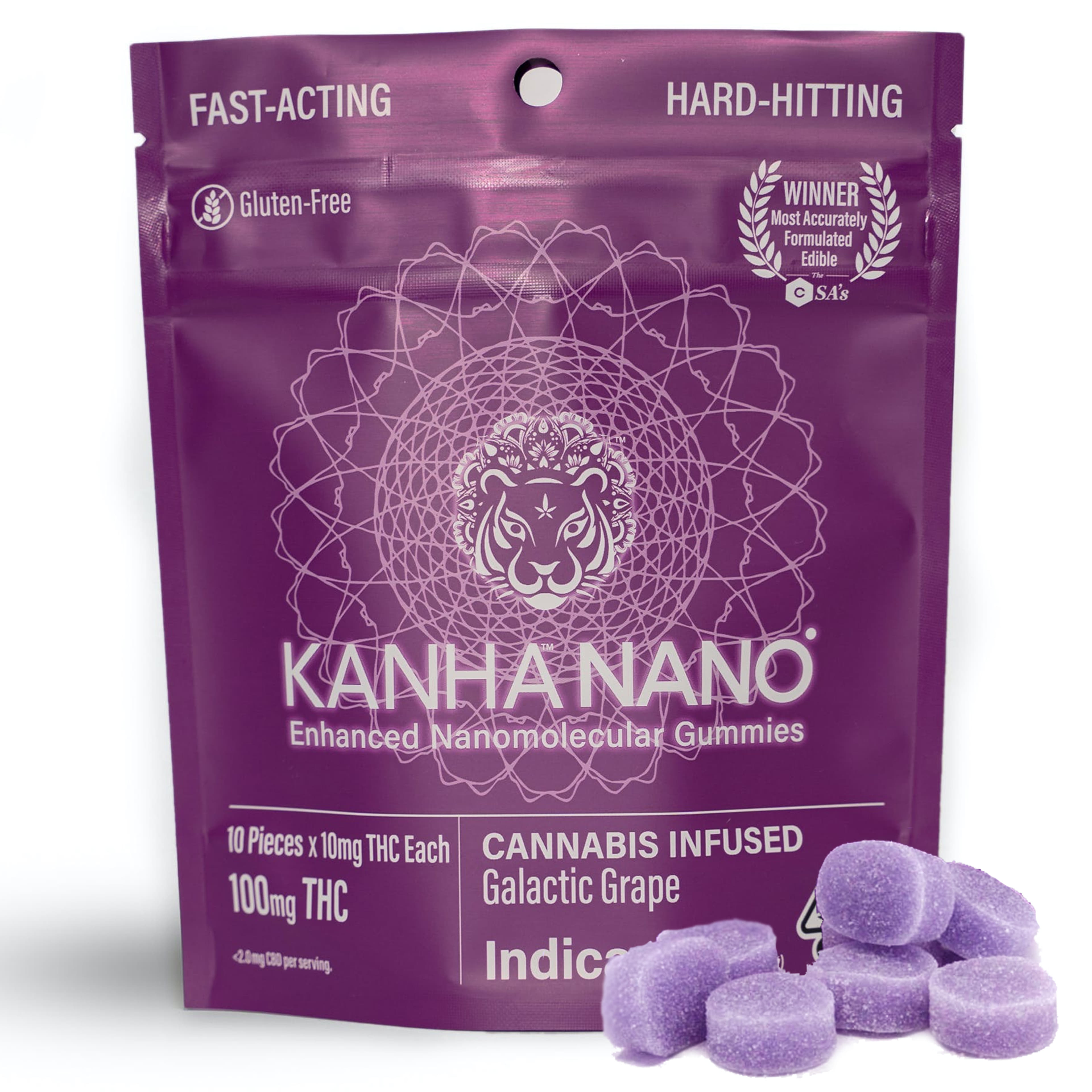 Galactic Grape (I) Nano - Kanha - Galactic Grape (I) - $17.60 - Edibles