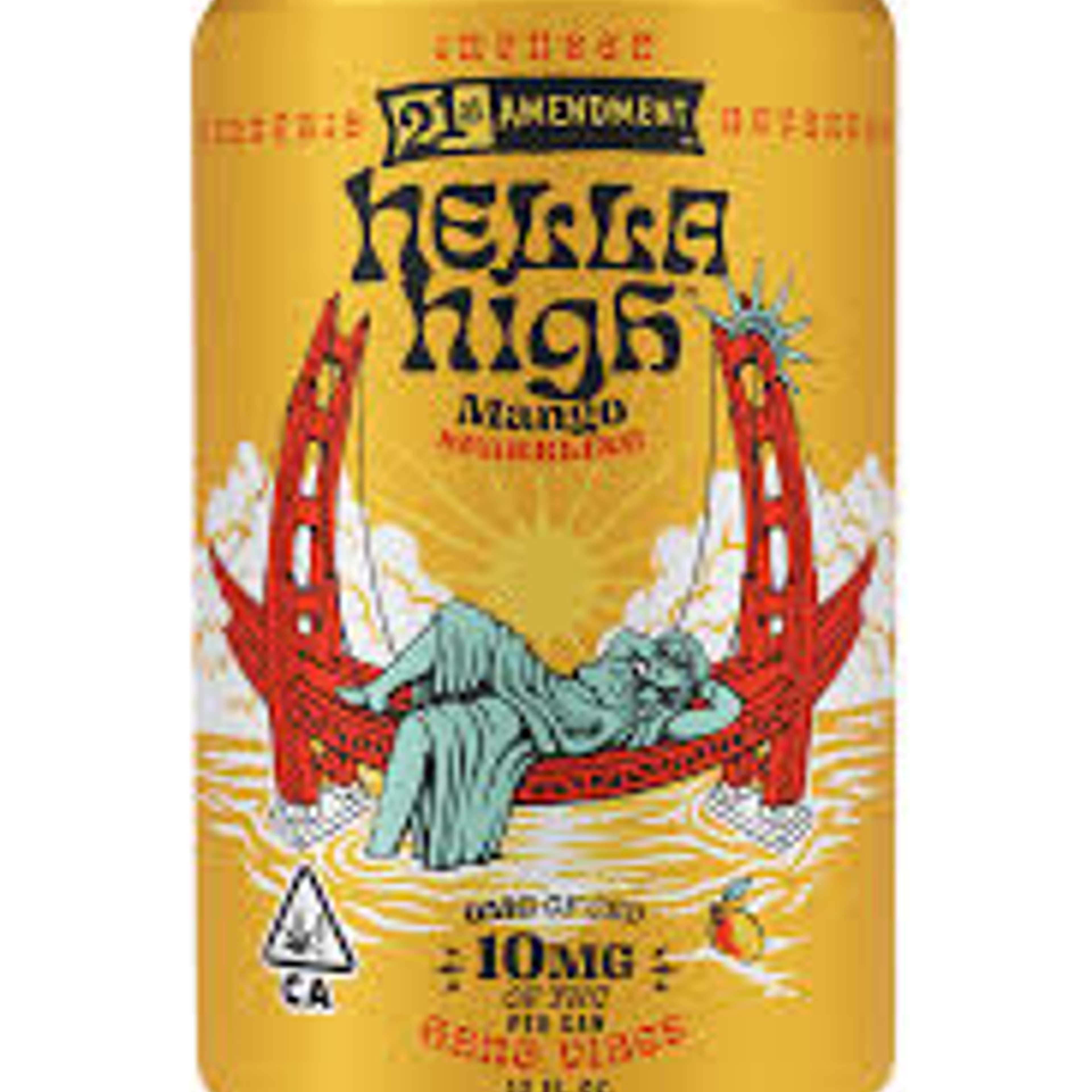 21st Amendment 100mg - Manzanita Naturals - Hella High Watermelon - $12 - Edibles